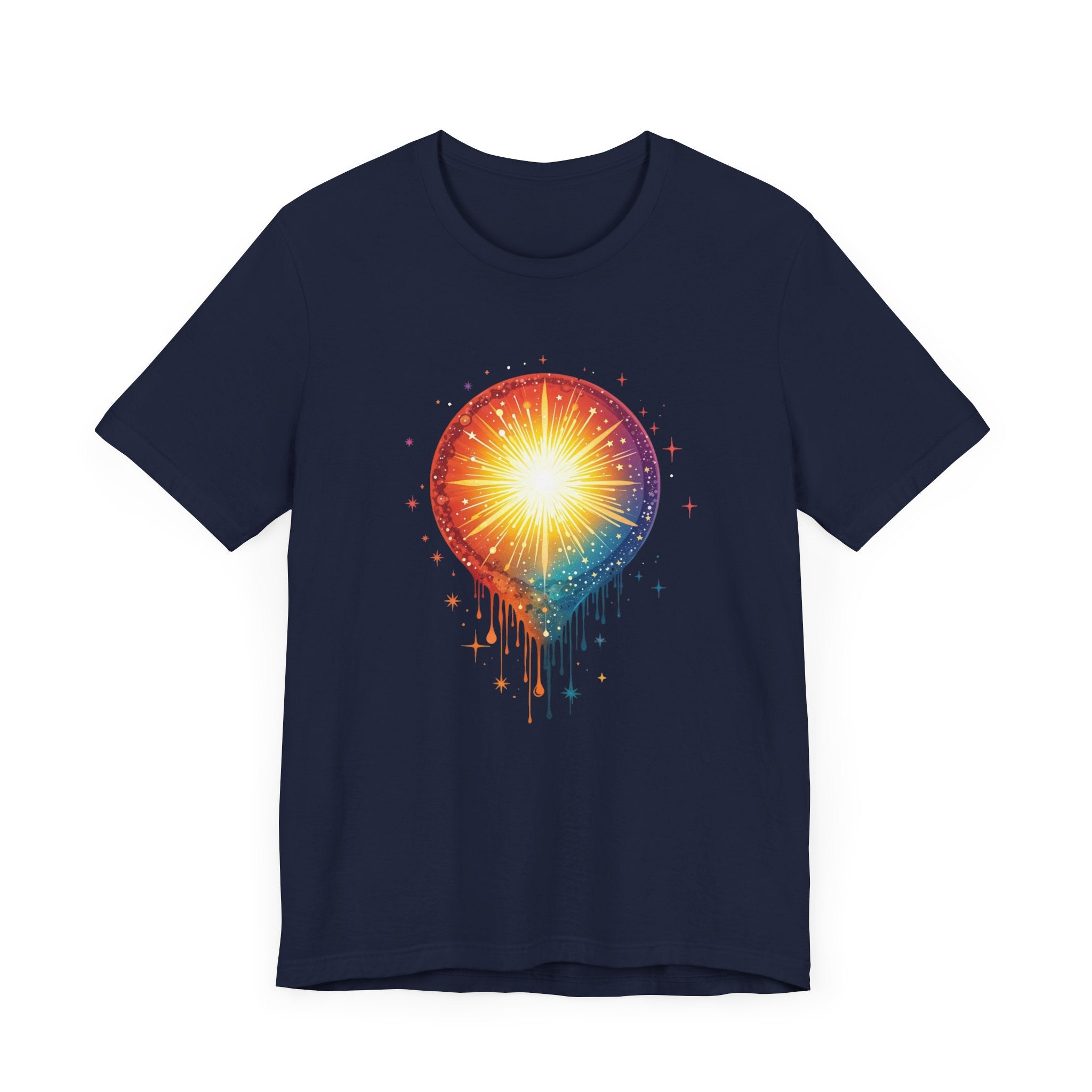 Colorful Aura Drip – Vibrant Spiritual Energy Graphic T-Shirt
