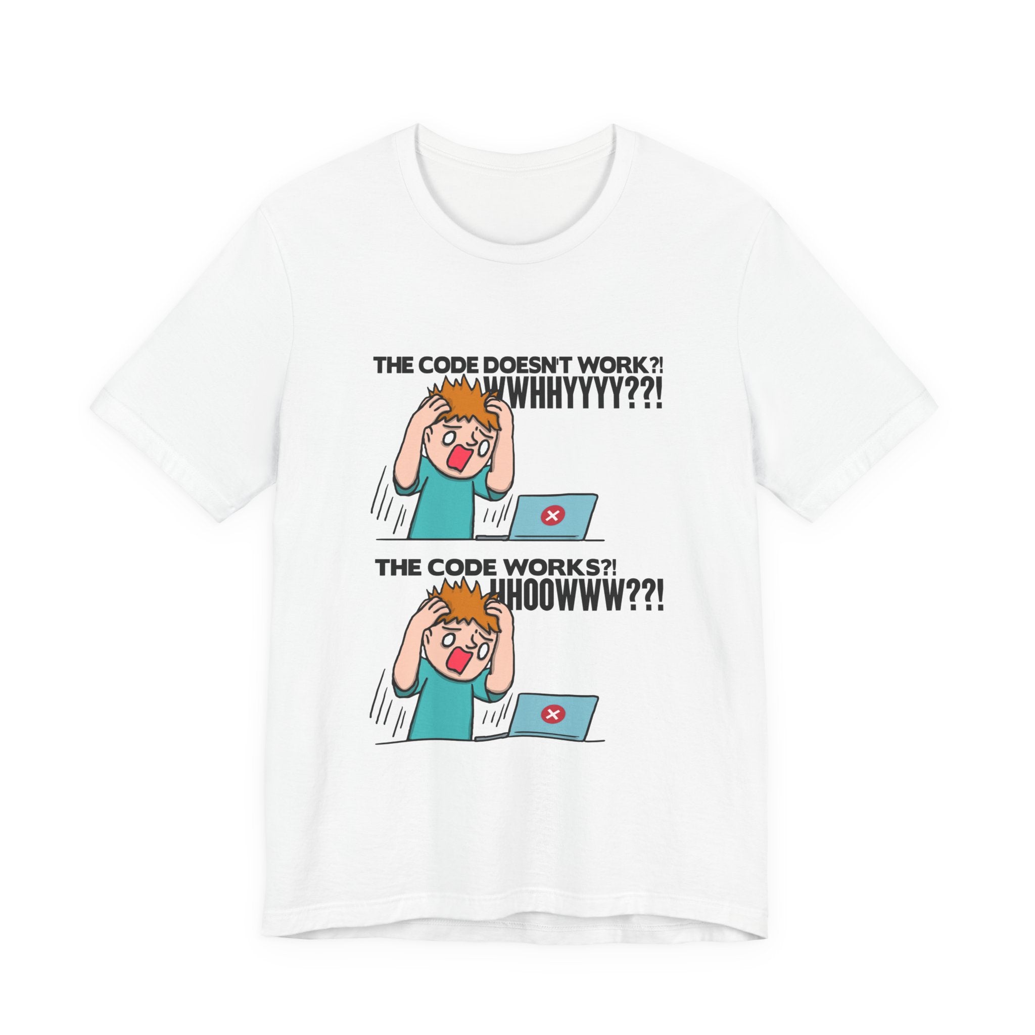Code Works Confusion Funny Programmer T-Shirt