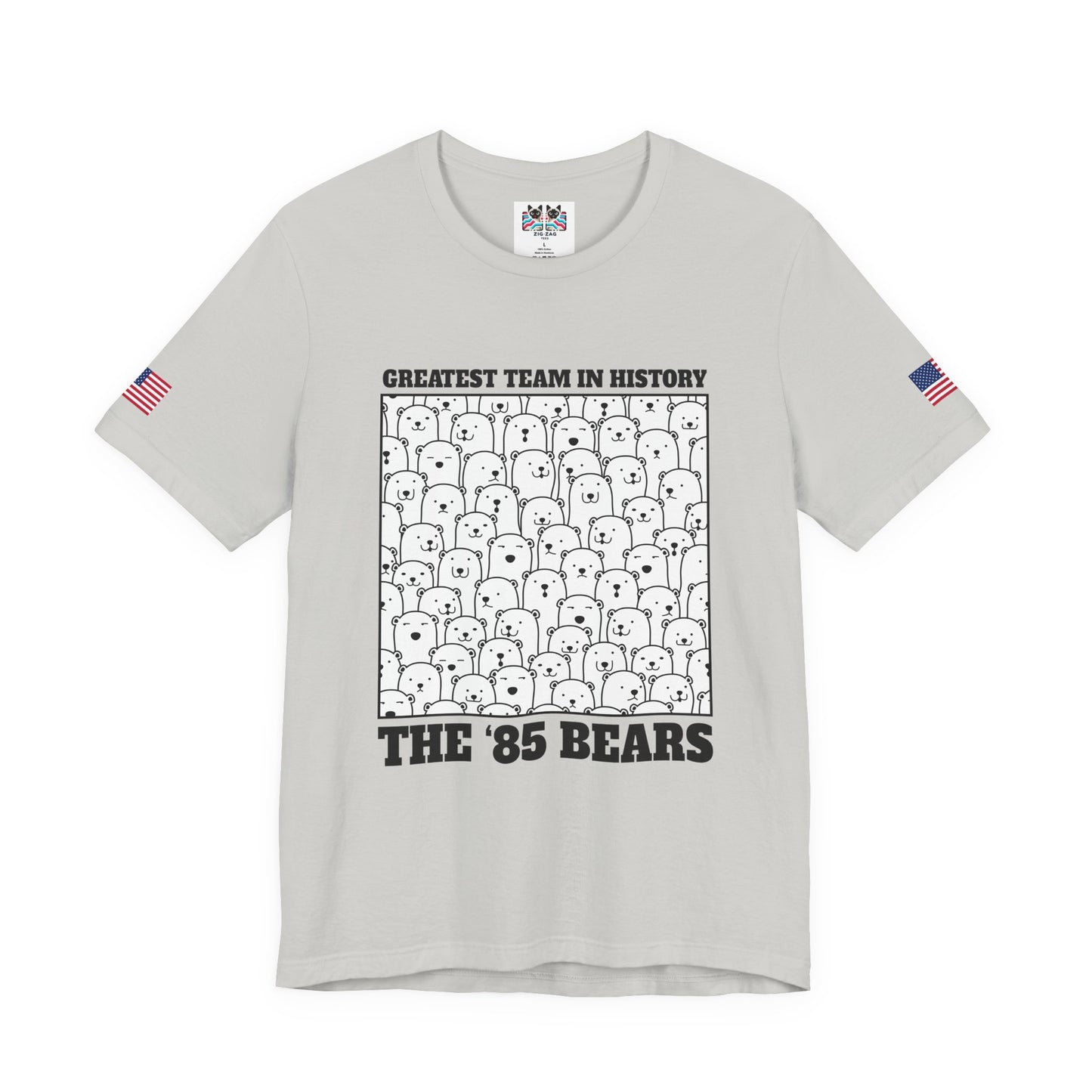 Greatest Team in History The 85 Bears T-Shirt - Chicago Bears Super Bowl XX Humor