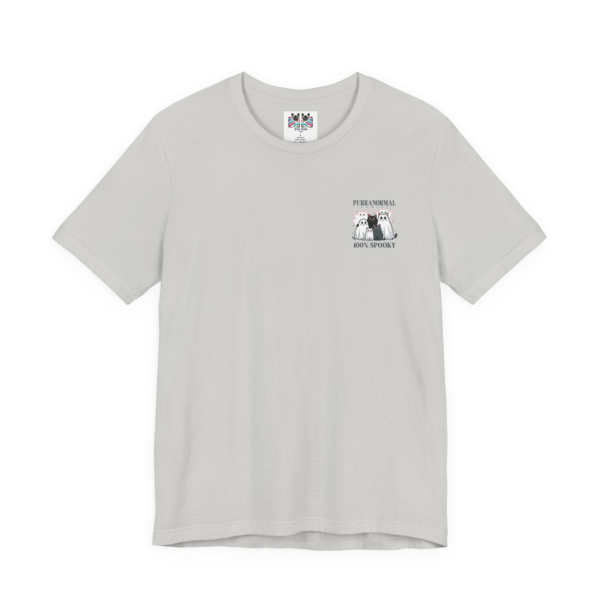 The Purranormal Family T-Shirt – Real and Ghost Cats Spooky Graphic