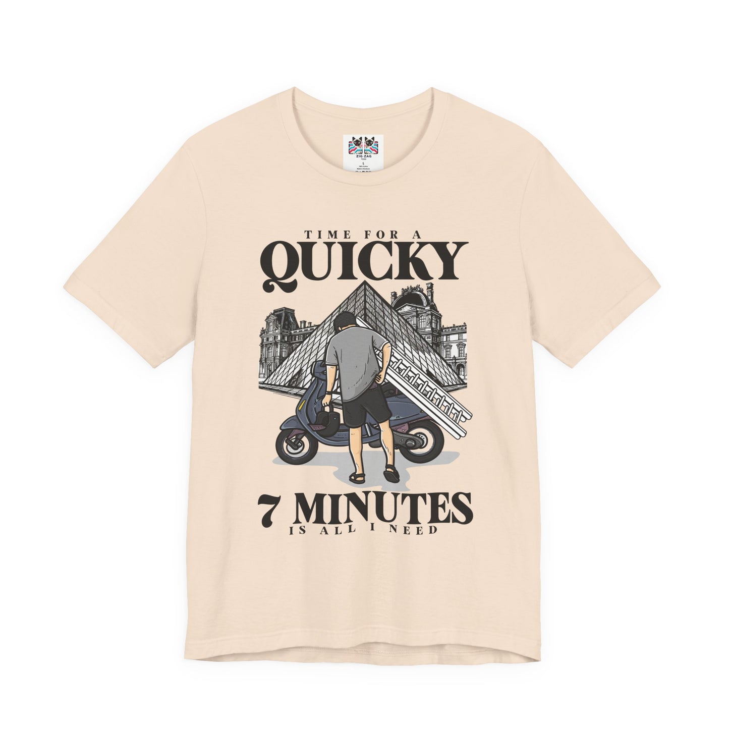 Time for a Quicky – 7 Minutes Louvre Heist T-Shirt