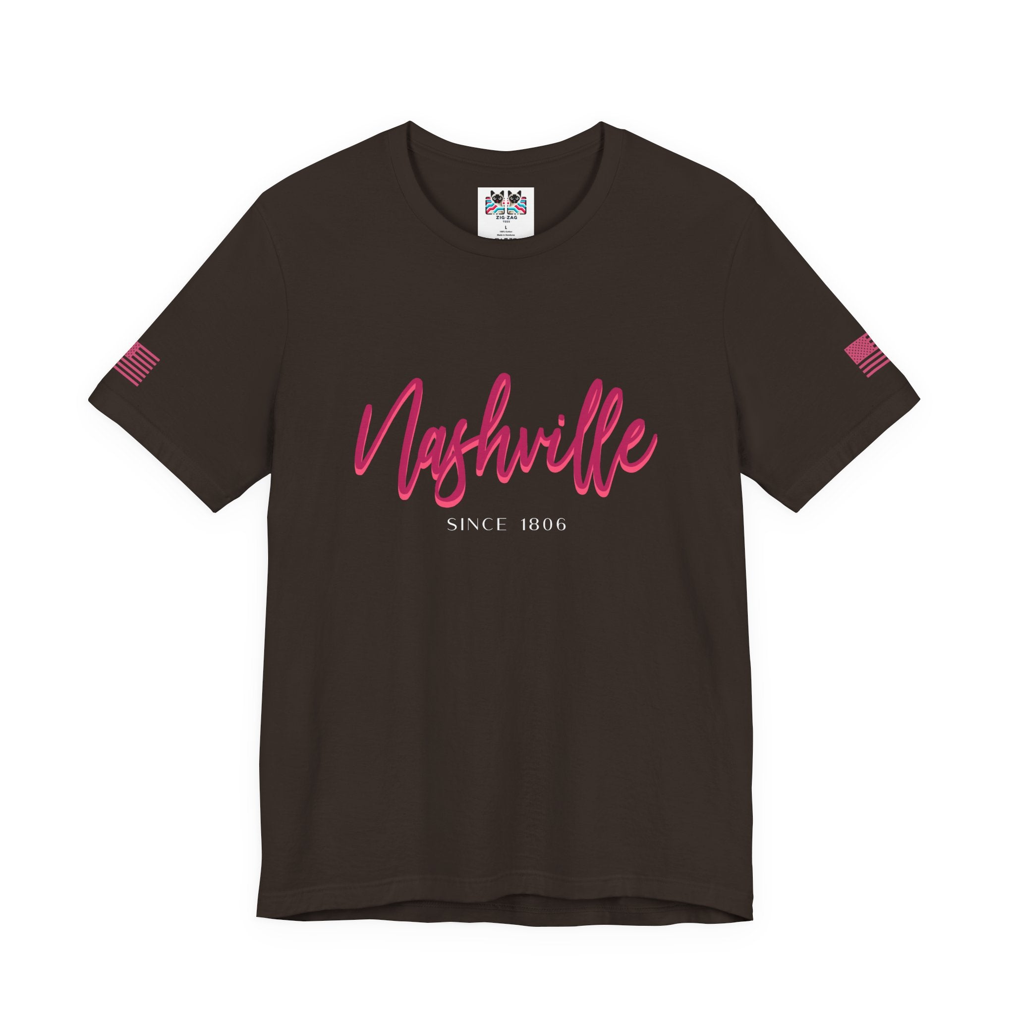 Nashville Since 1806 T-Shirt – Elegant Script Typography Tee