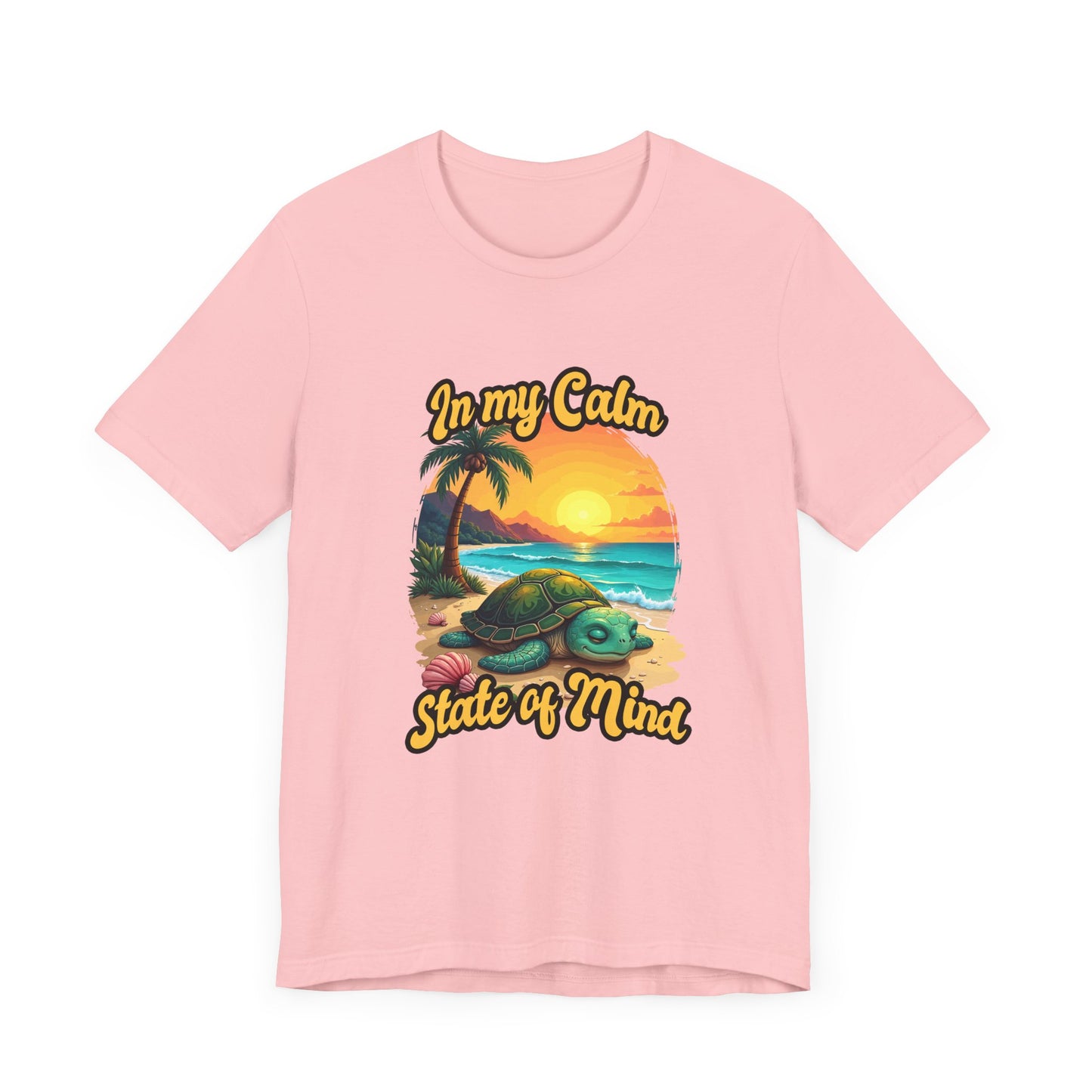 In My Calm State of Mind – Peaceful Tortoise Beach Sunset Graphic T-Shirt