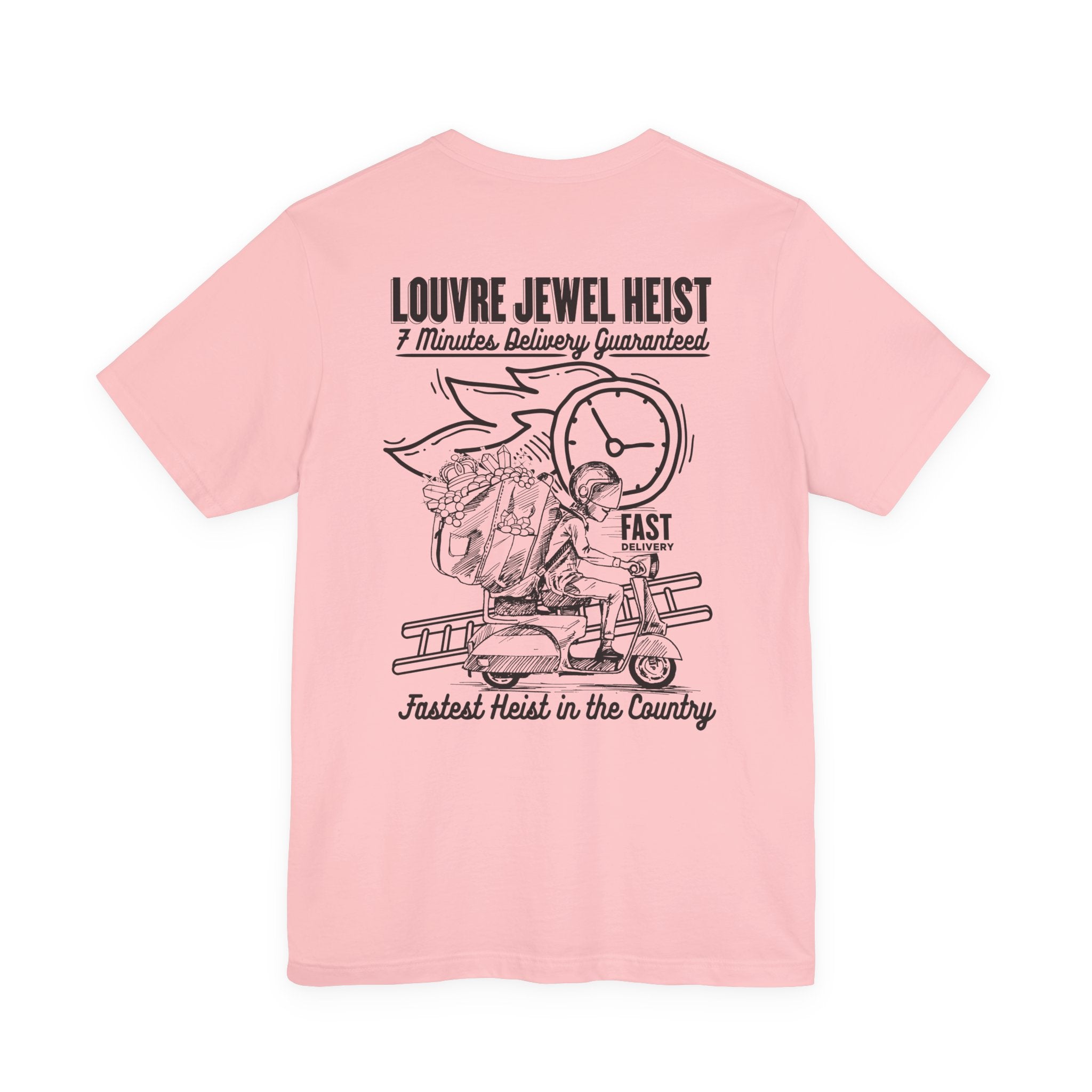 Louvre Jewel Heist – 7 Minutes Delivery Guaranteed T-Shirt