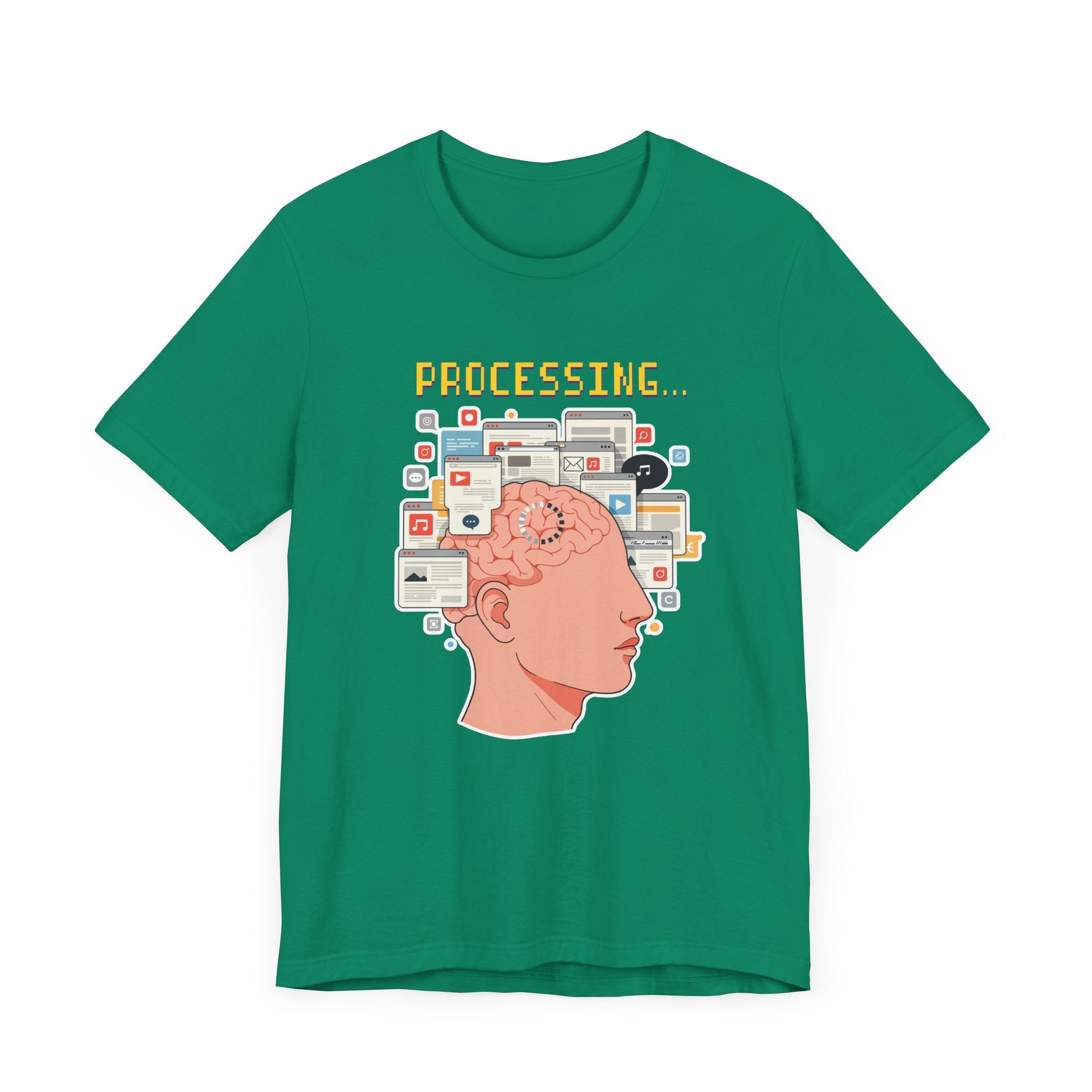 My Brain Has Too Many Tabs Open Tee, Mental Overload Shirt, Funny Multitask Graphic Tee, Chaotic Mind Humor Top, Relatable Gift