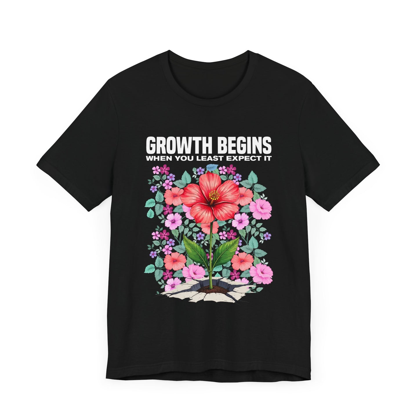 Bloom Where You Are Planted Tee, Inspirational Quote Shirt, Personal Growth Top, Garden Life Tee, Flourish Message Gift
