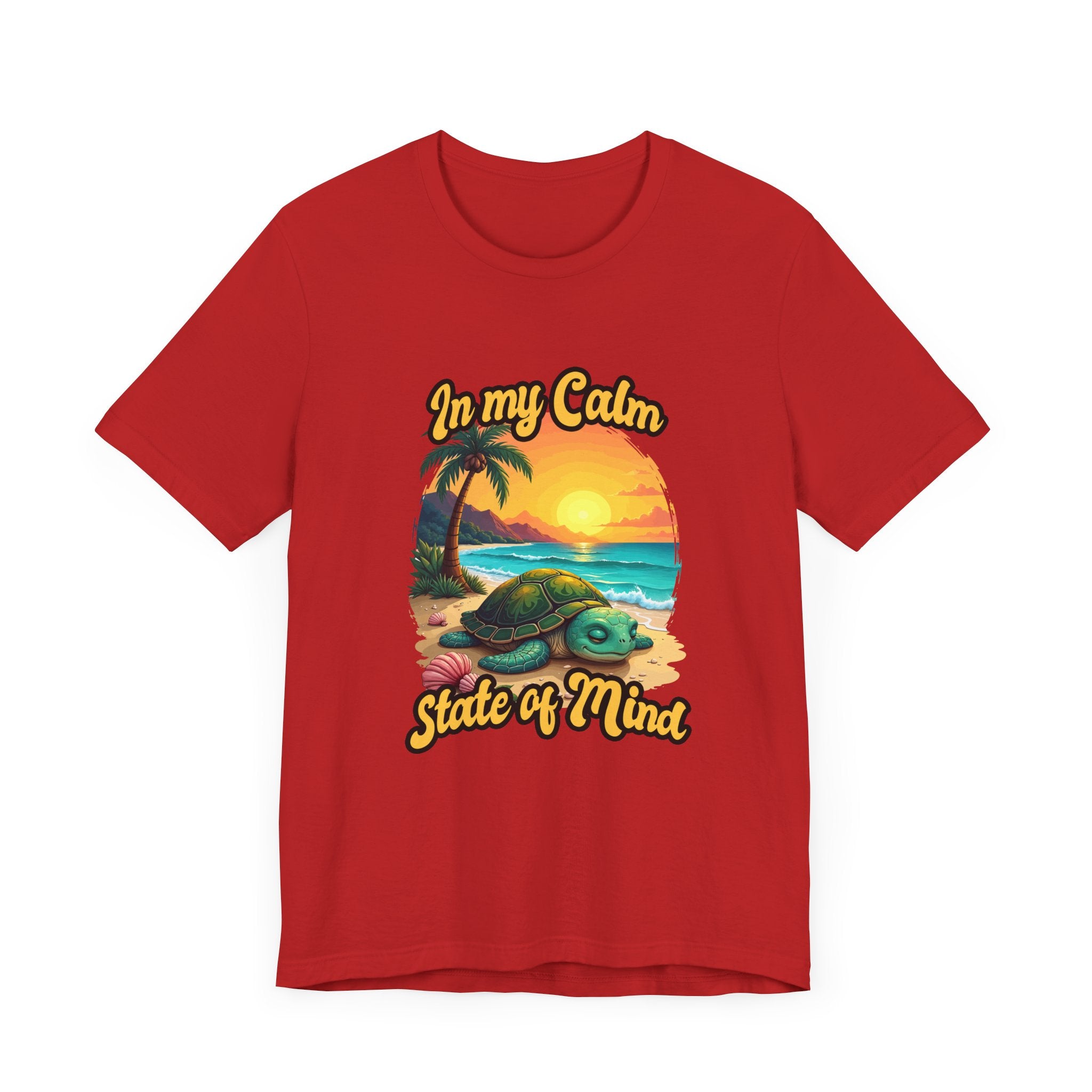 In My Calm State of Mind – Peaceful Tortoise Beach Sunset Graphic T-Shirt