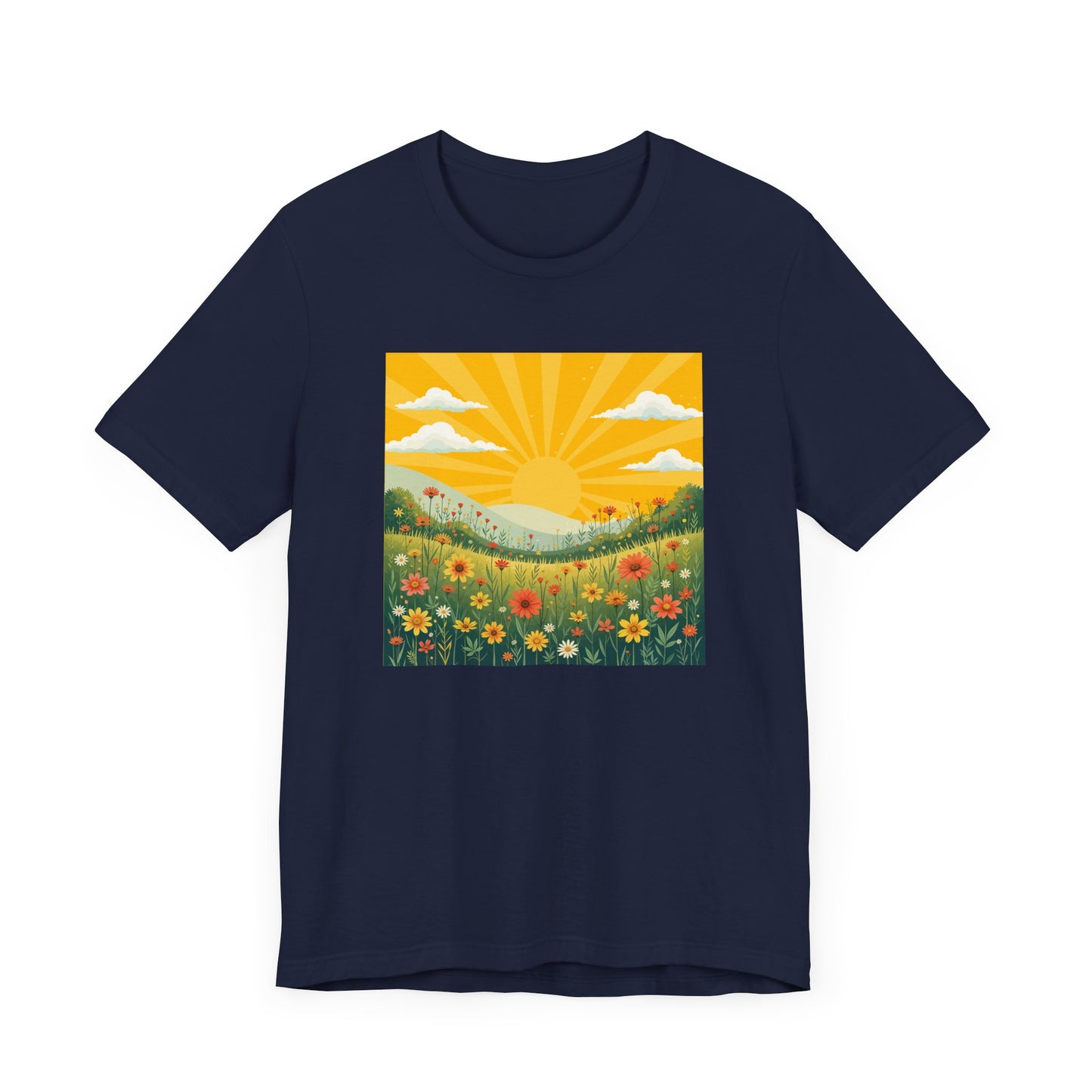 Spring in Full Bloom Tee, Seasonal Vibe Shirt, Floral Mood Top, Happy Growth Graphic Tee, Garden Lover Gift Shirt