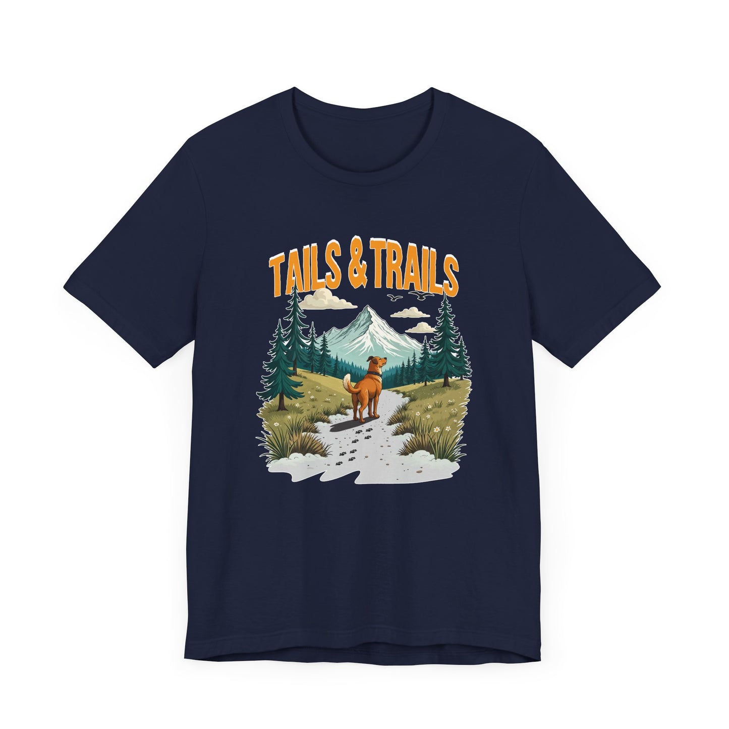 Tails and Trails Shirt Dog Walking Adventure Tee for Pet Parents Who Live for Leashes Parks Muddy Paws and the Great Outdoor Journey
