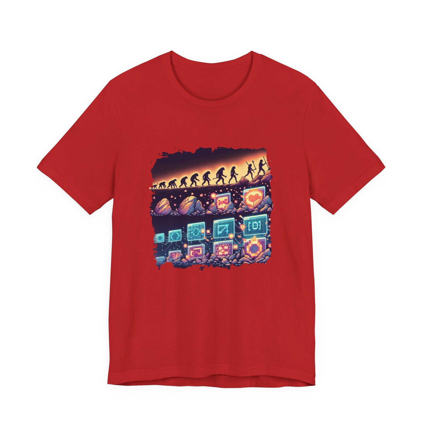 Cave Art to NFTs: The Evolution of Creativity Tshirt