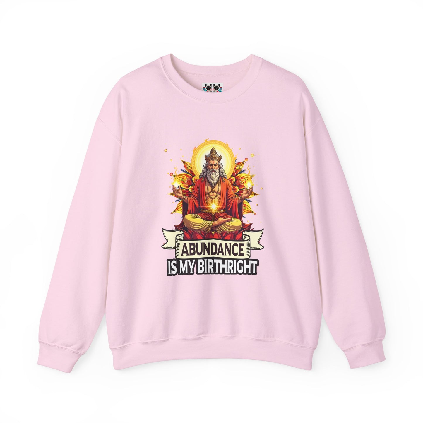 Abundance Is My Birthright - Spiritual Wealth Crewneck Sweatshirt