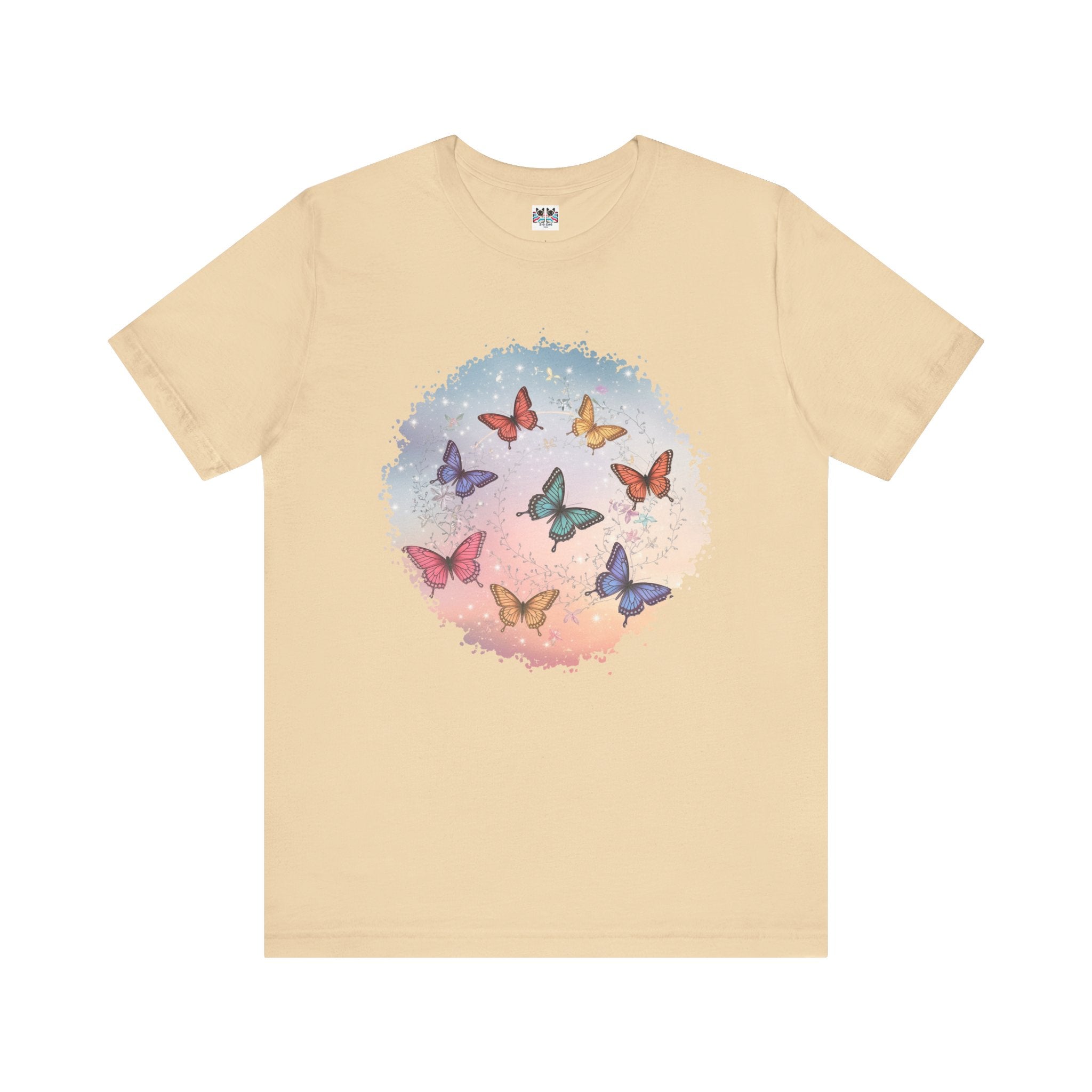 Butterfly Ballet Spiral Graphic T-Shirt