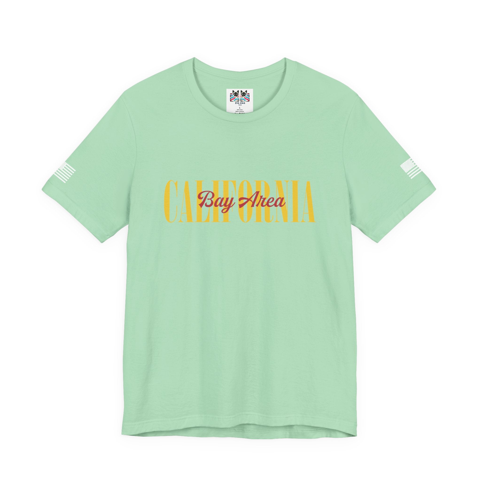 California Bay Area T-Shirt – Bold Varsity Style Graphic Tee