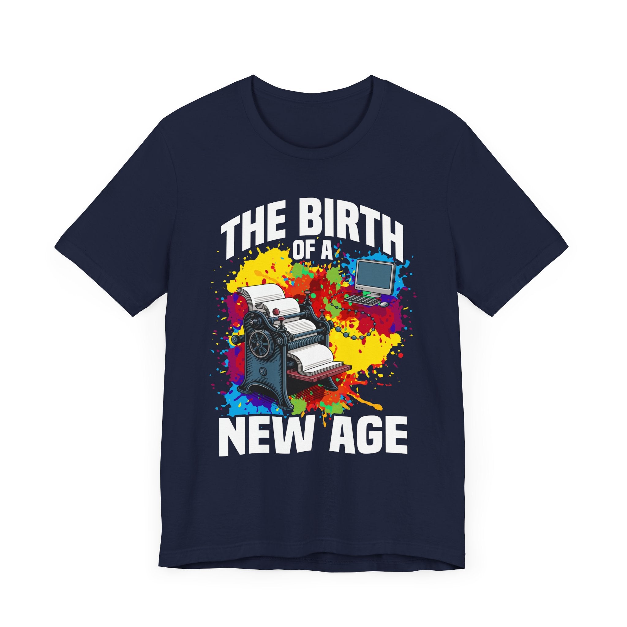 Printing Press Changed Everything Tee, History Milestone Shirt, Literature Revolution Tee, Invention Graphic Top, Educator Gift