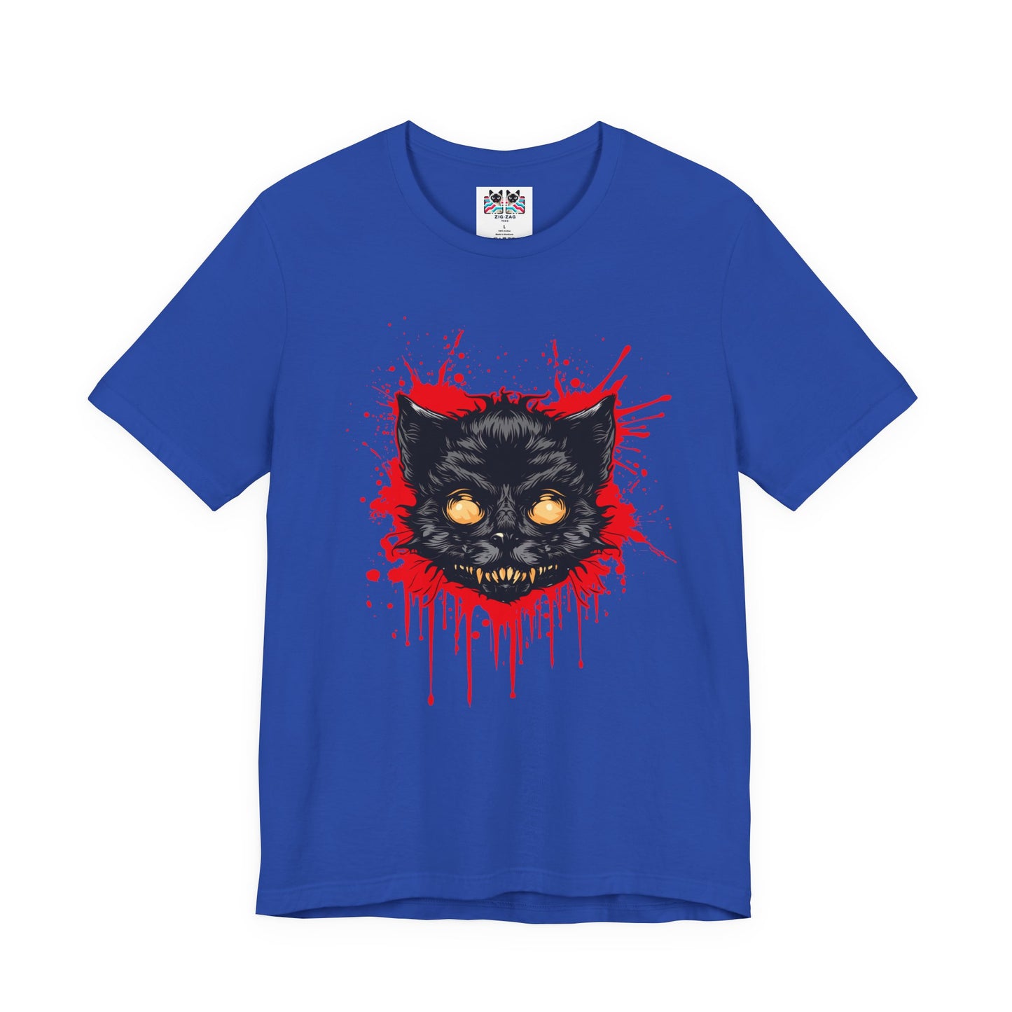 Haunted Zombie Cat Horror House T-Shirt