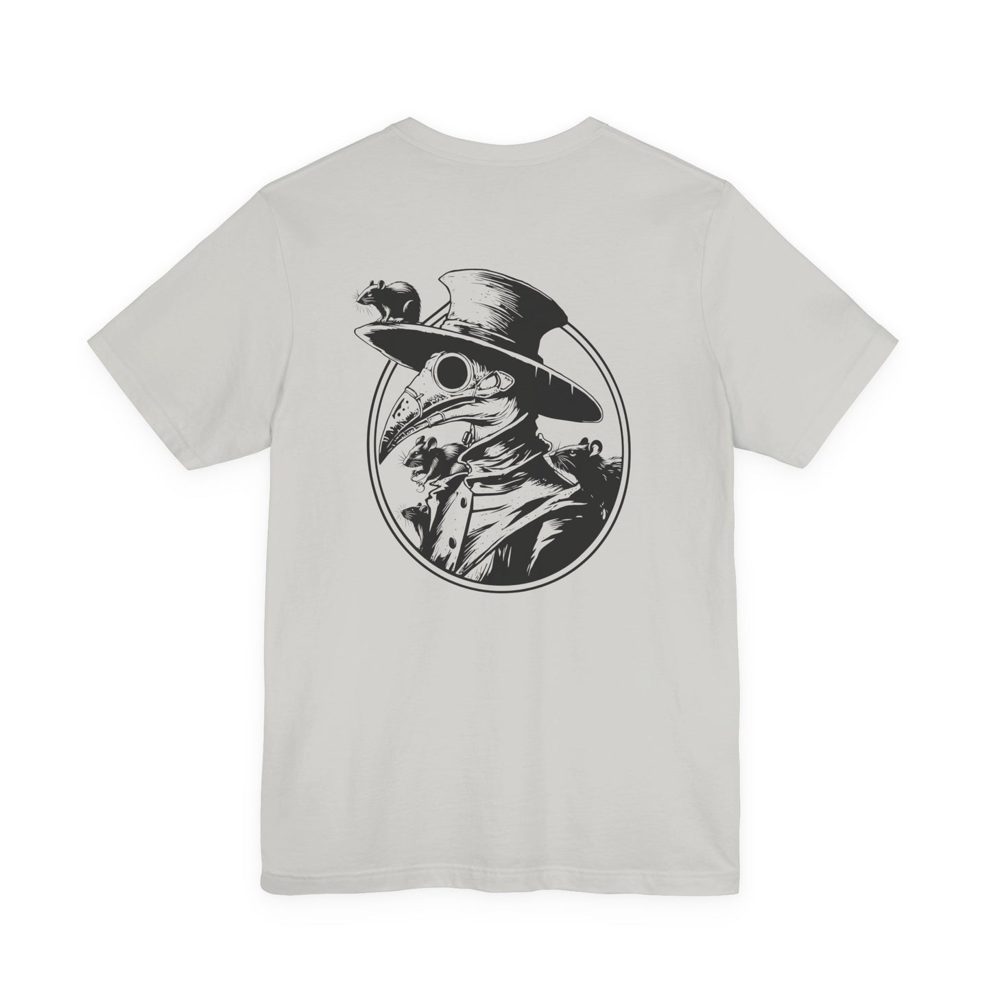 Plague Doctor Beaked Mask Rats Horror T-Shirt