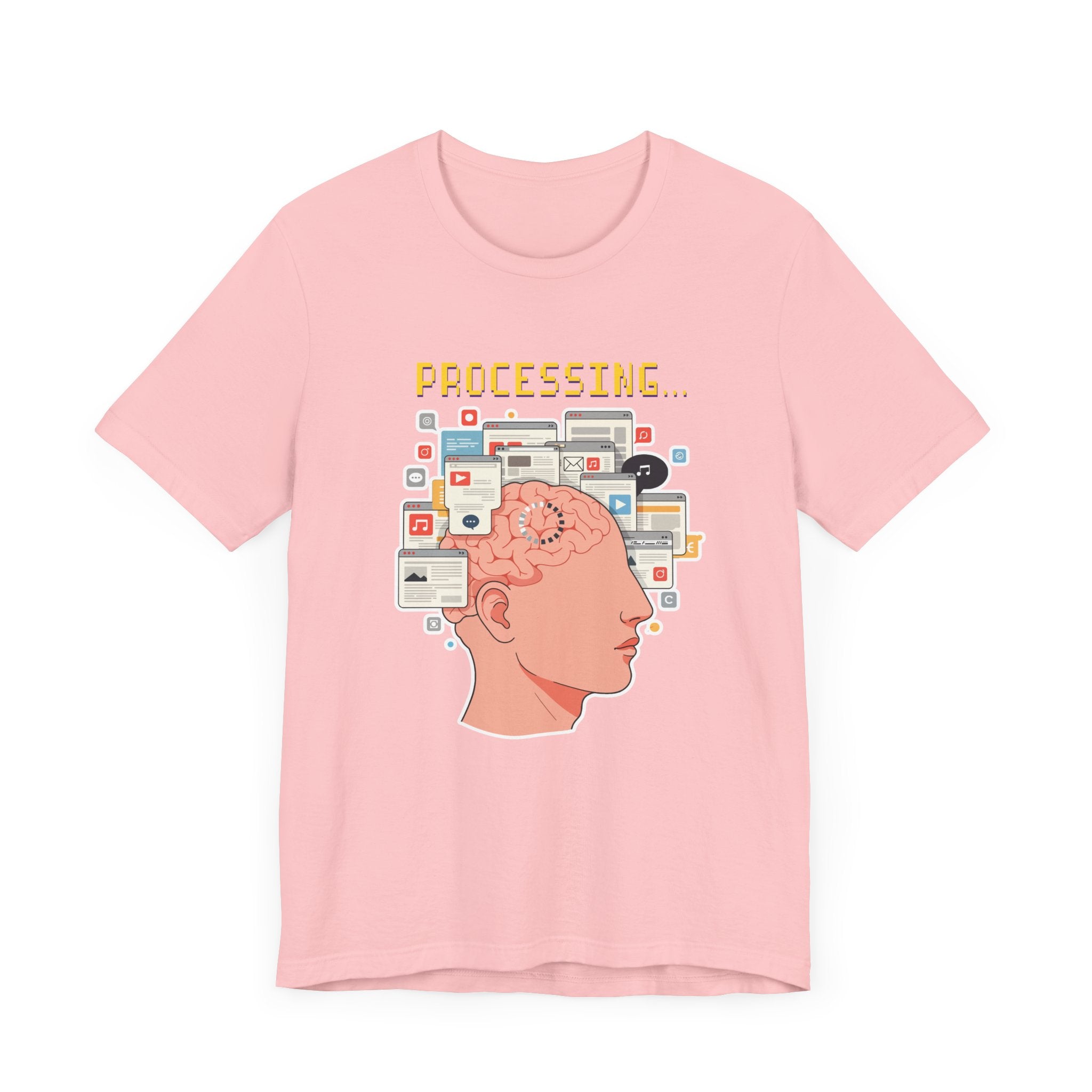 My Brain Has Too Many Tabs Open Tee, Mental Overload Shirt, Funny Multitask Graphic Tee, Chaotic Mind Humor Top, Relatable Gift