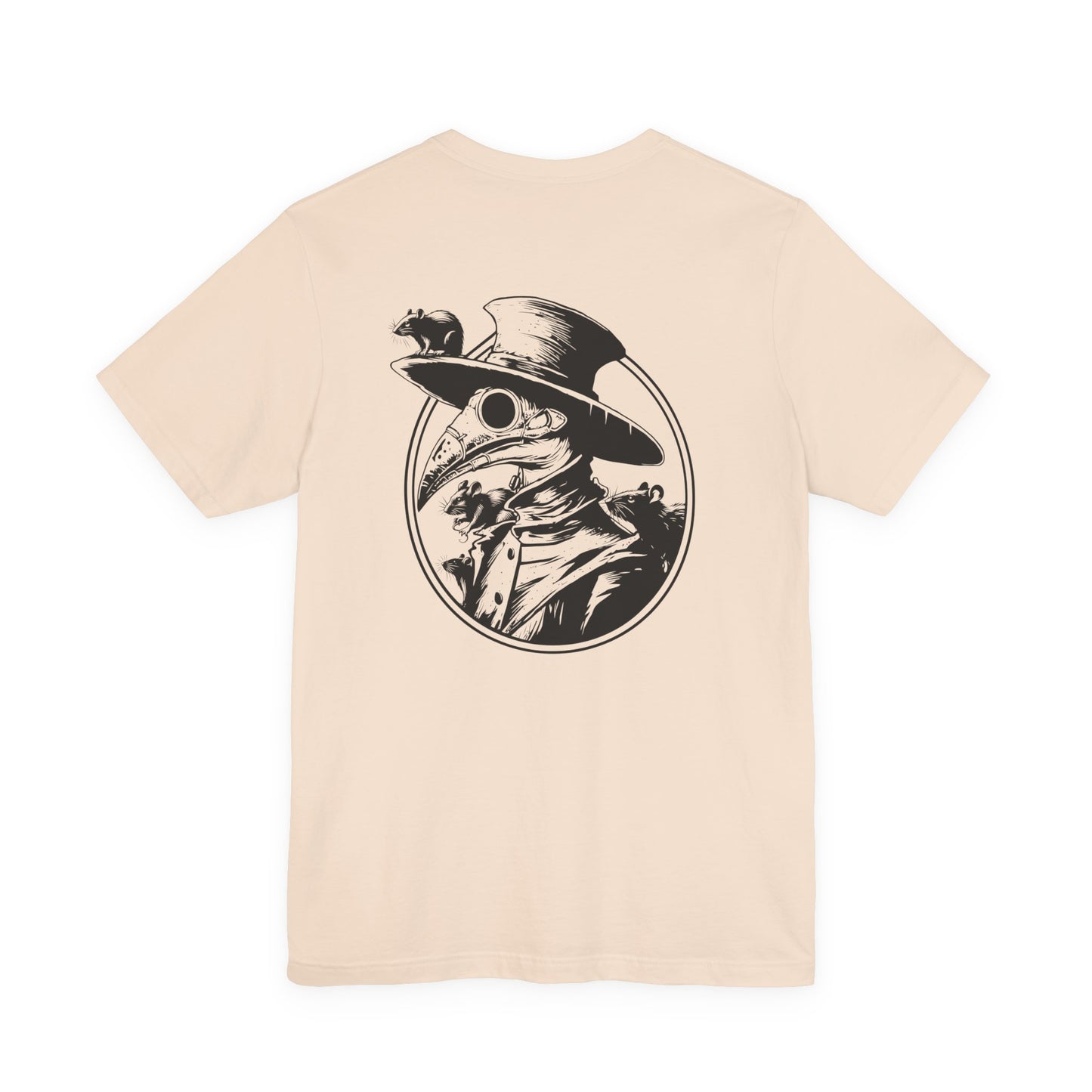 Plague Doctor Beaked Mask Rats Horror T-Shirt