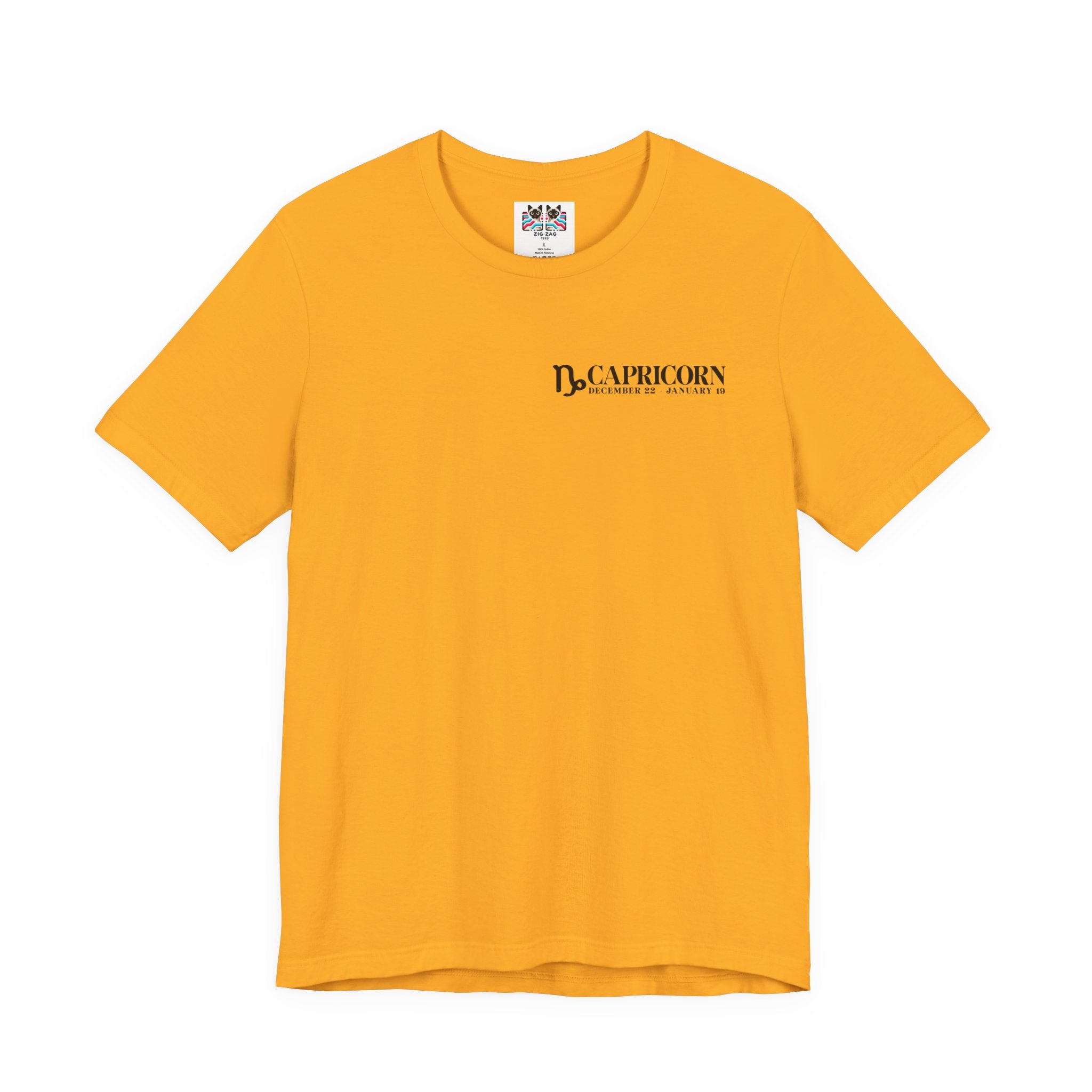 Capricorn Zodiac T-Shirt – Sturdy, Strong and Always Moving Forward Earth Element