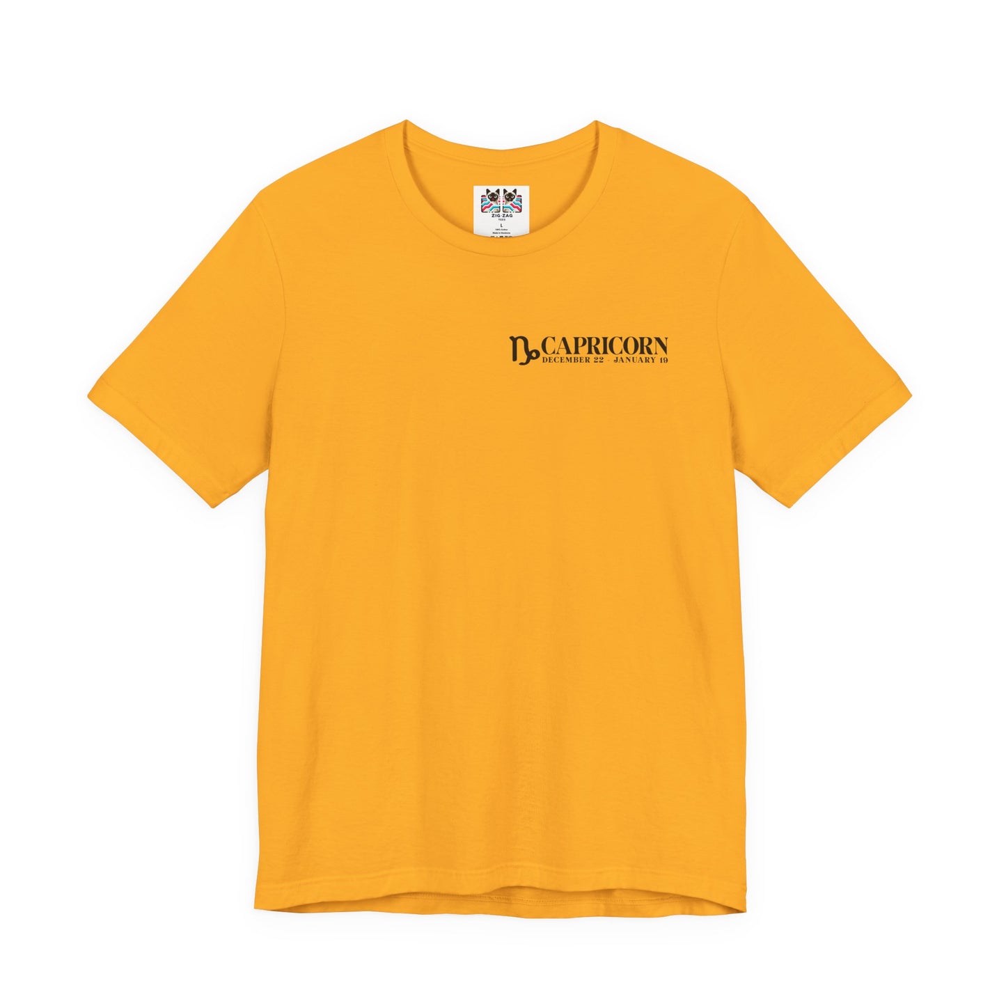 Capricorn Zodiac T-Shirt – Sturdy, Strong and Always Moving Forward Earth Element