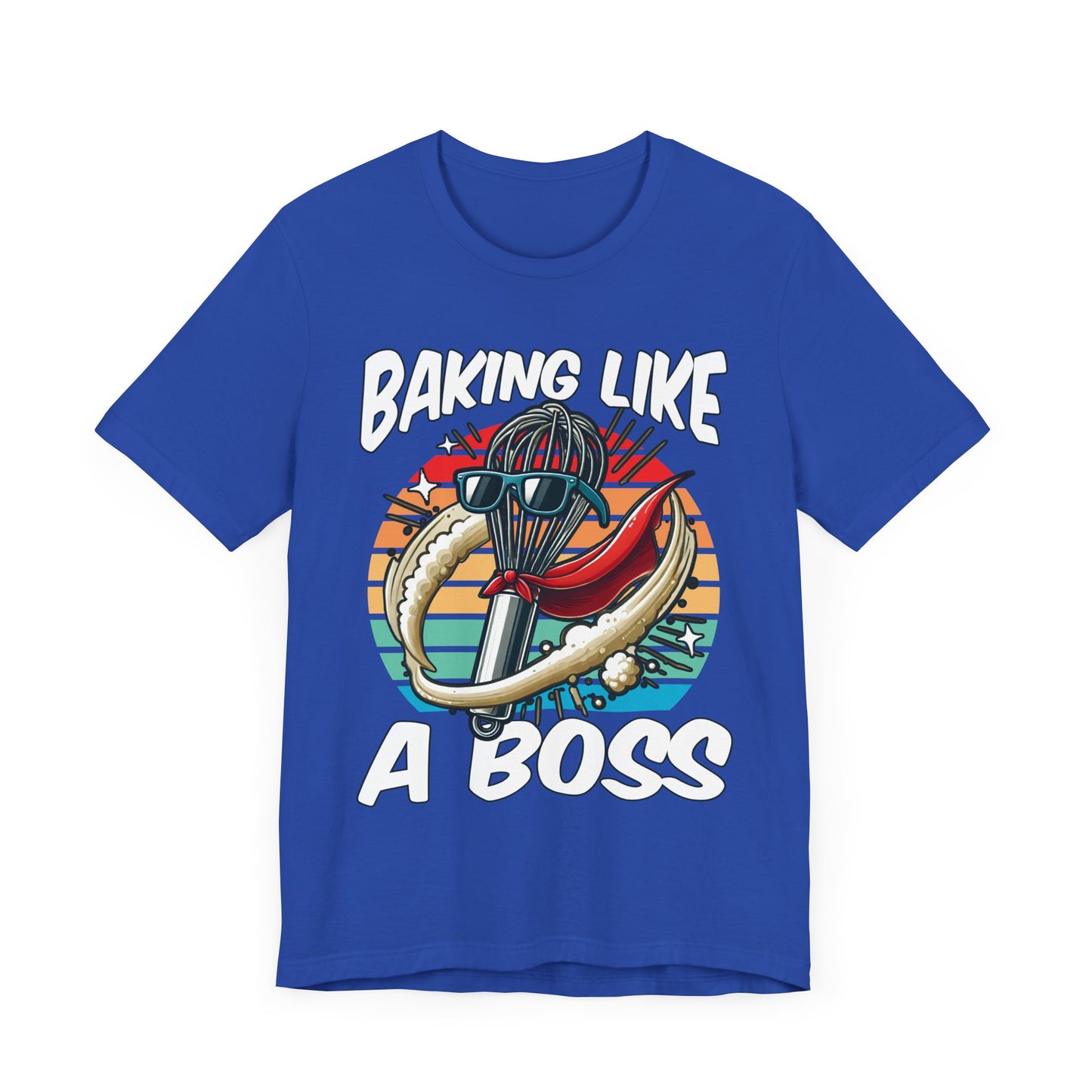 Bake Like a Boss | Whisk with Sunglasses Graphic T-Shirt