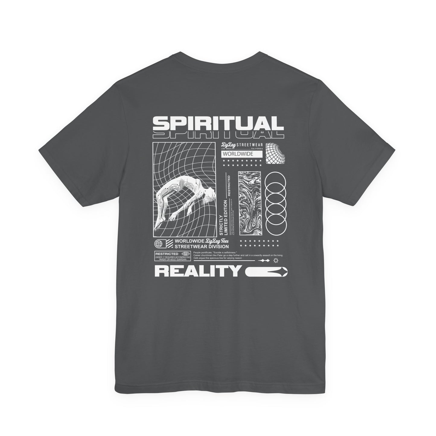 ZigZag Spiritual Reality Worldwide Streetwear T-Shirt