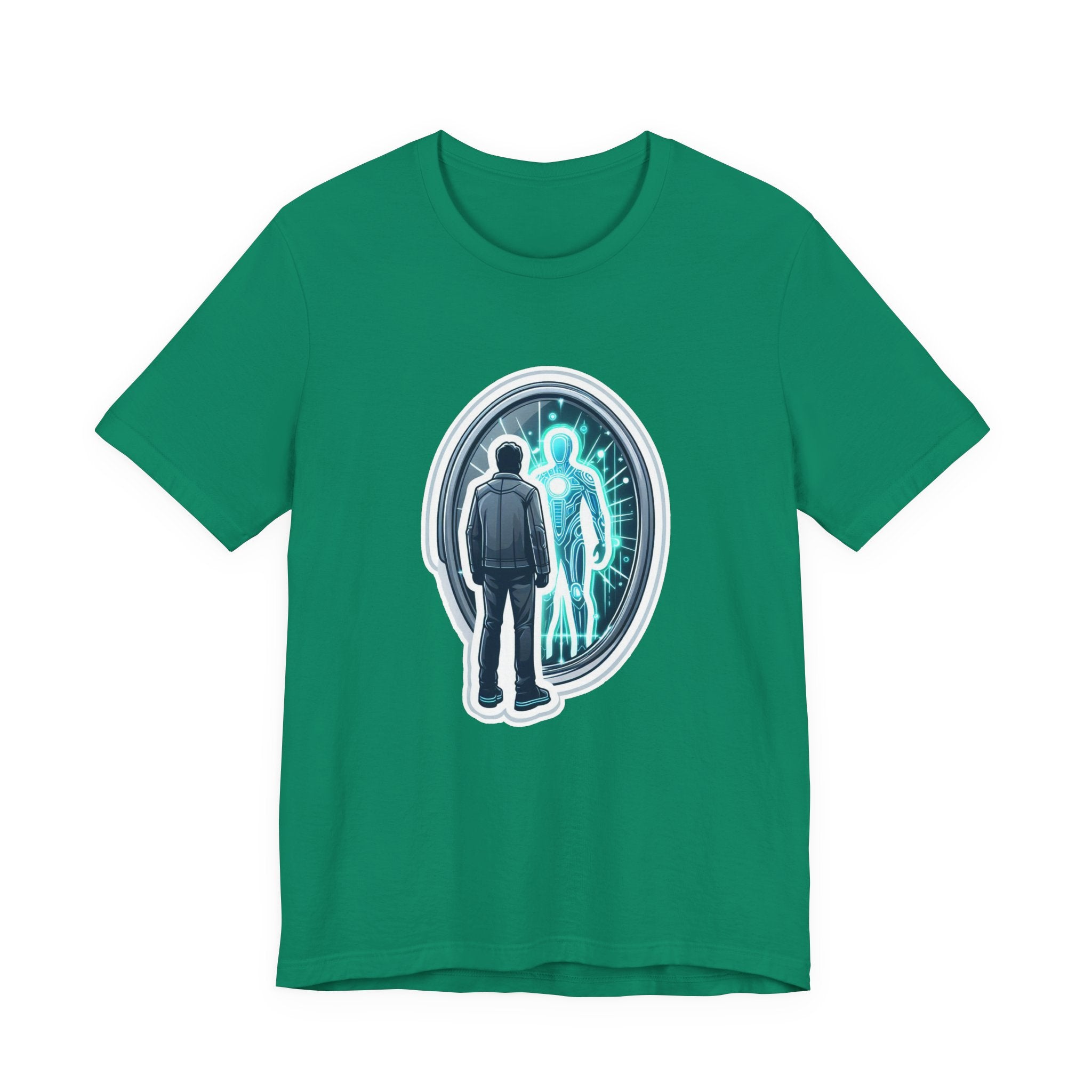 The Other Me is Winning Tshirt – Digital Mirror Reflection Graphic