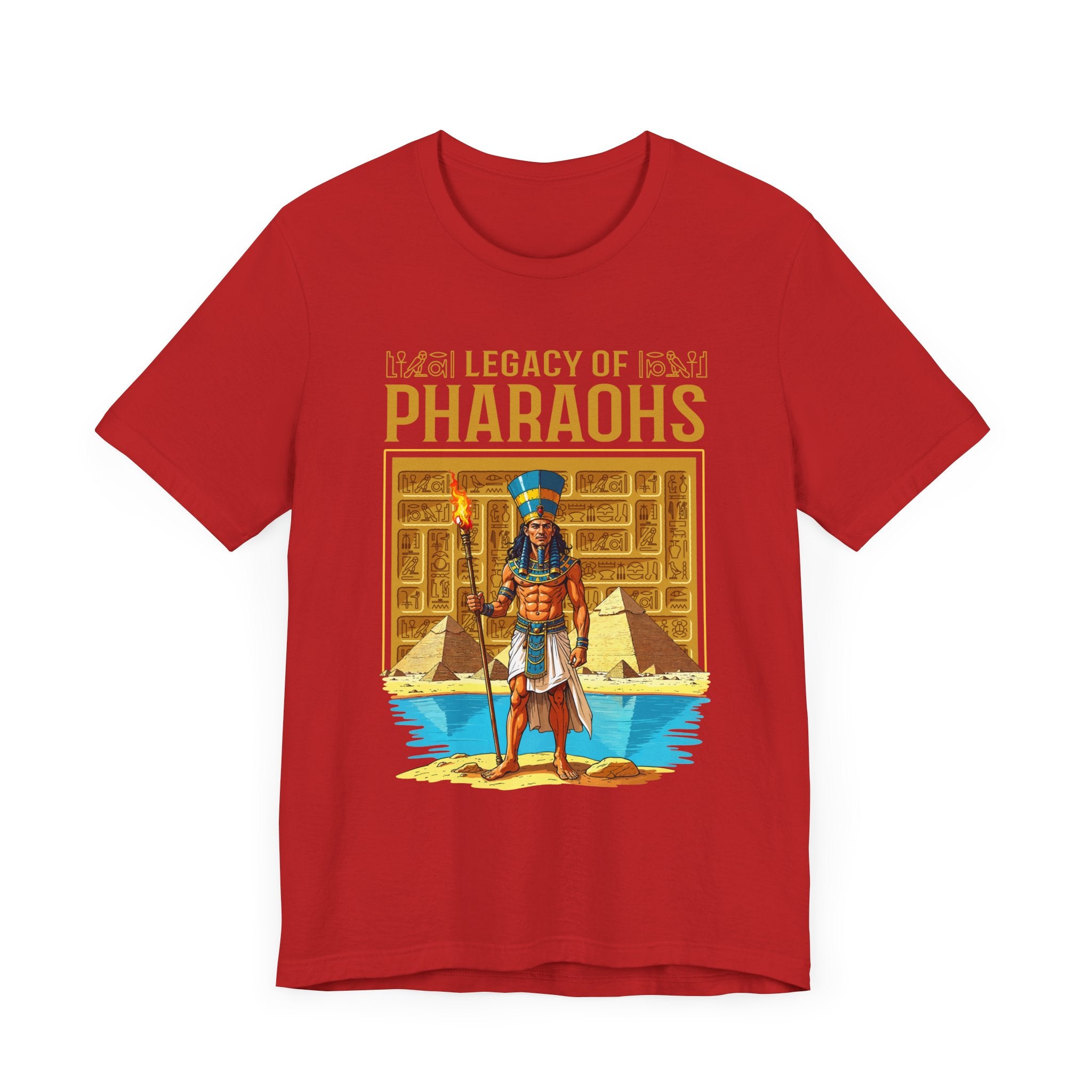 Legacy of Pharaohs Tee, Egyptian History Shirt, Ancient Kings Graphic Tee, Pyramid Power Top, Royal Heritage Gift