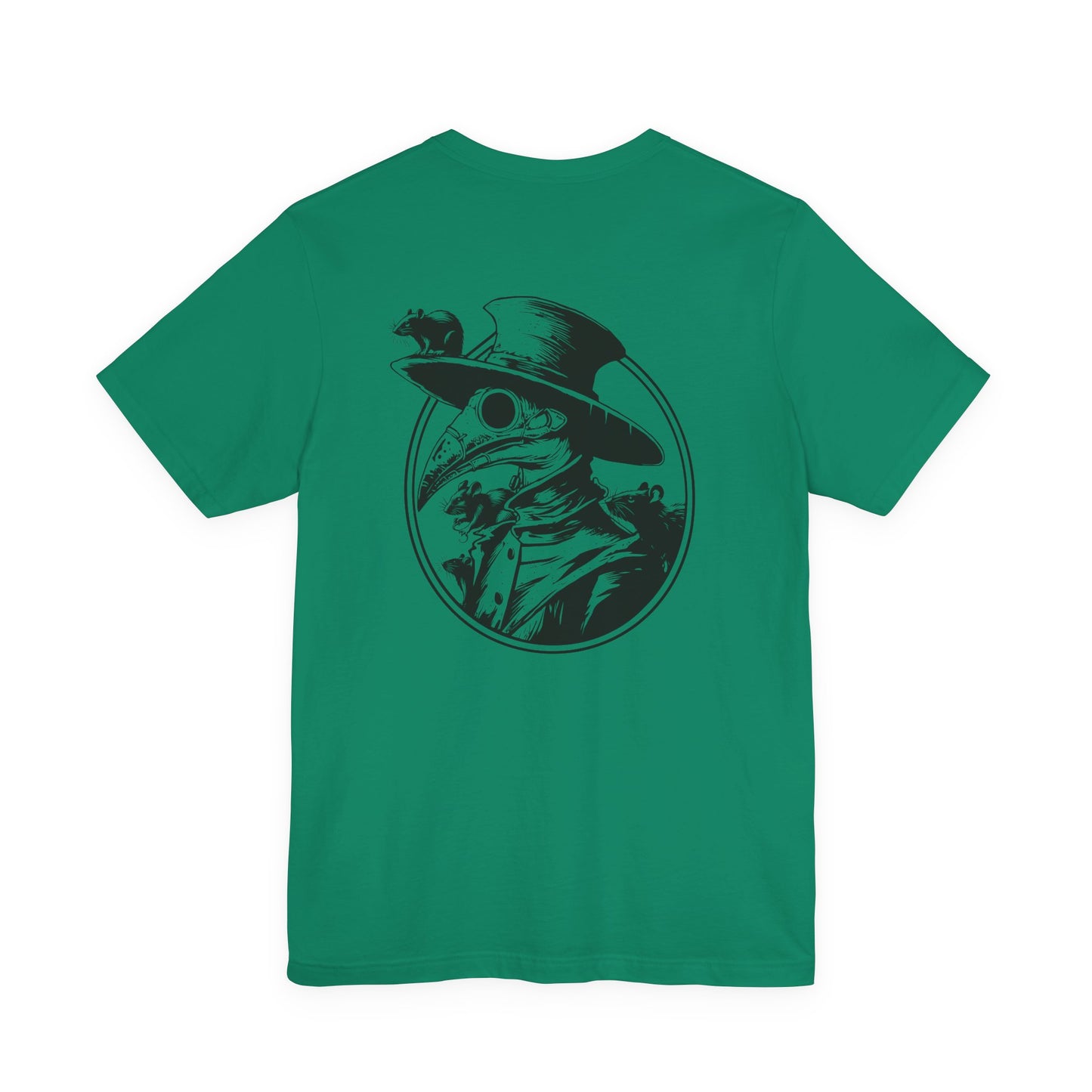 Plague Doctor Beaked Mask Rats Horror T-Shirt