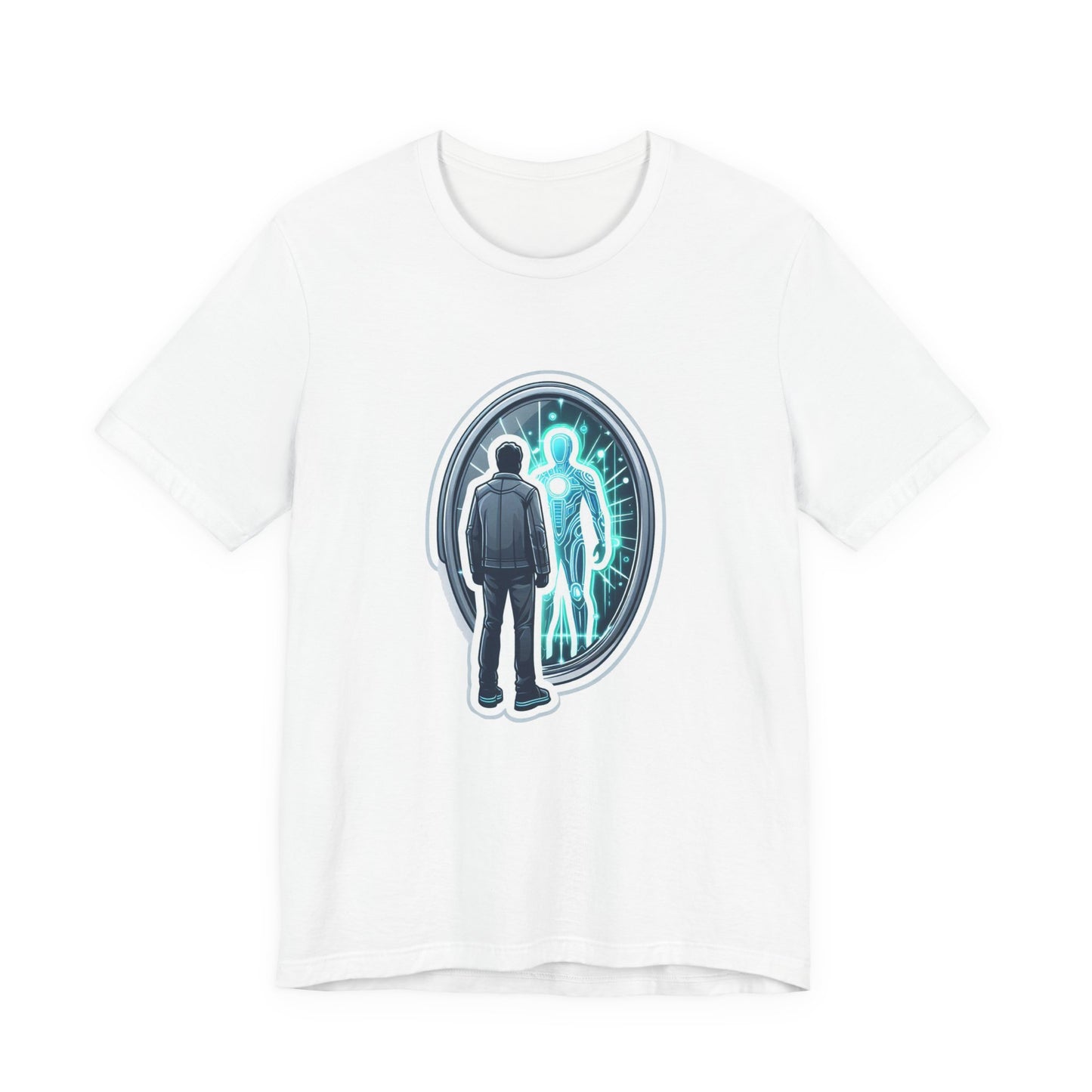 The Other Me is Winning Tshirt – Digital Mirror Reflection Graphic
