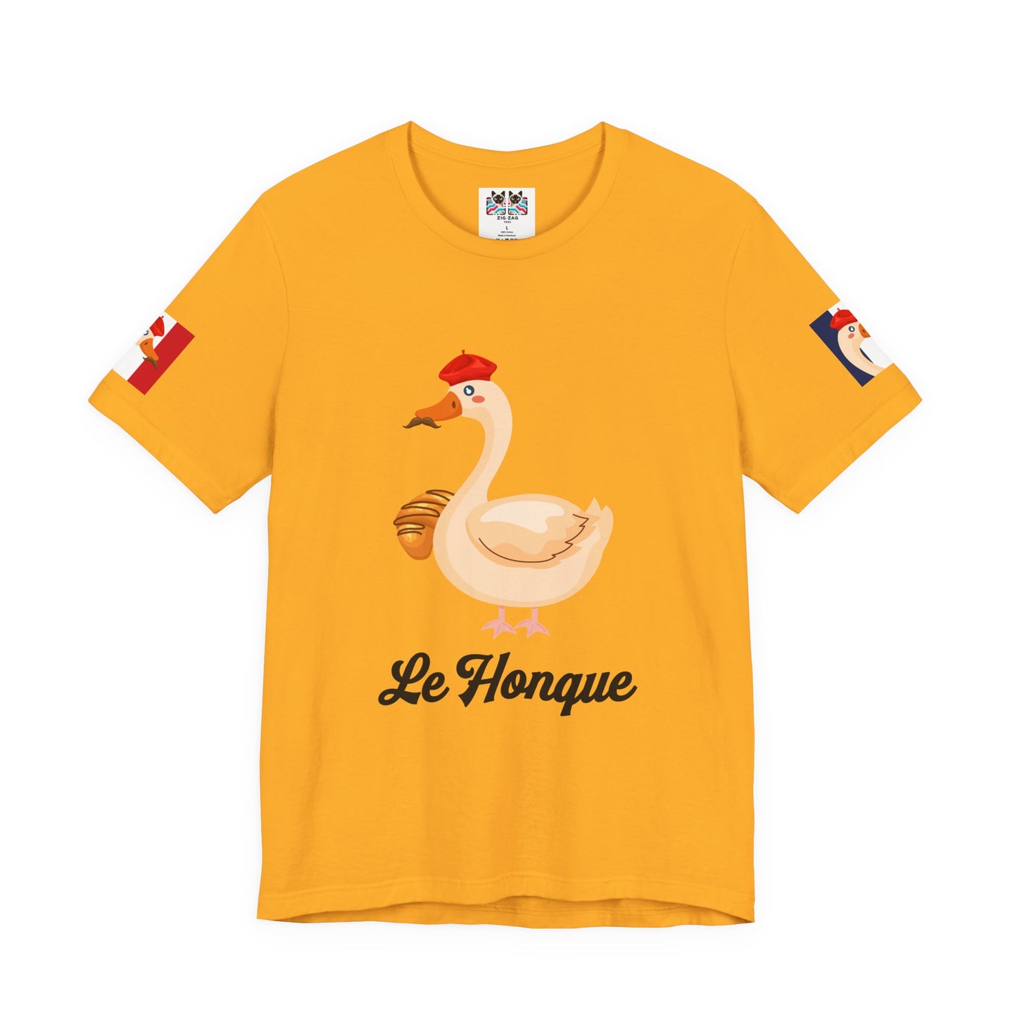 Le Honque Goose T-Shirt – Funny French Beret Goose Meme Graphic Tee