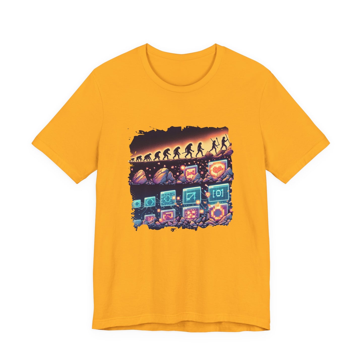 Cave Art to NFTs: The Evolution of Creativity Tshirt