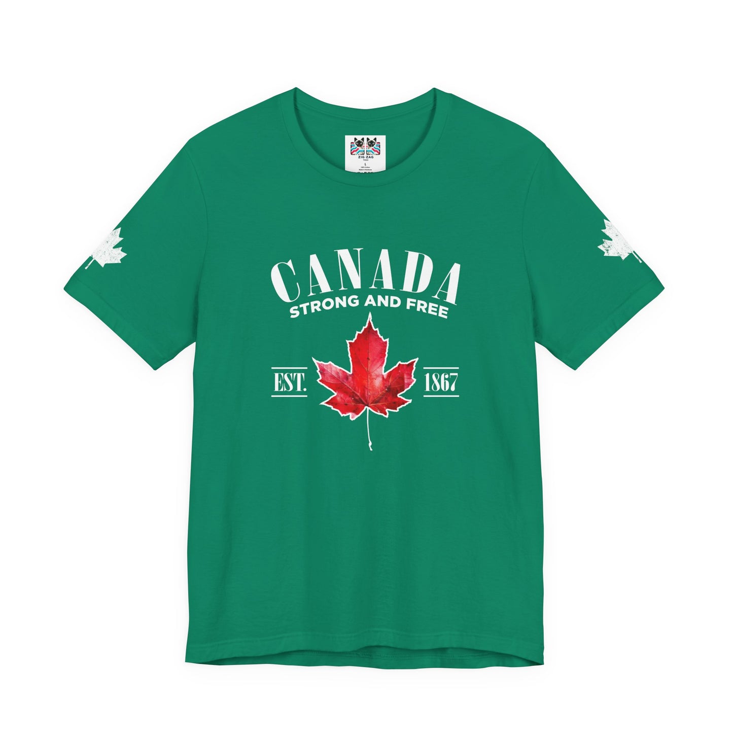 Canada Strong and Free True Maple Heritage [English Only] T-Shirt