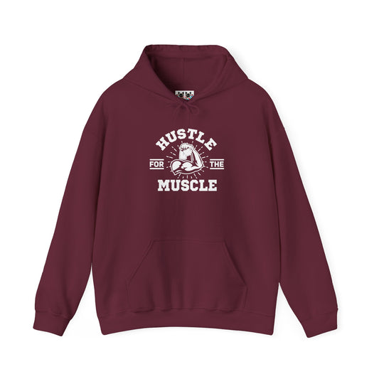 Hustle for the Muscle - No Excuses Gym Hoodie