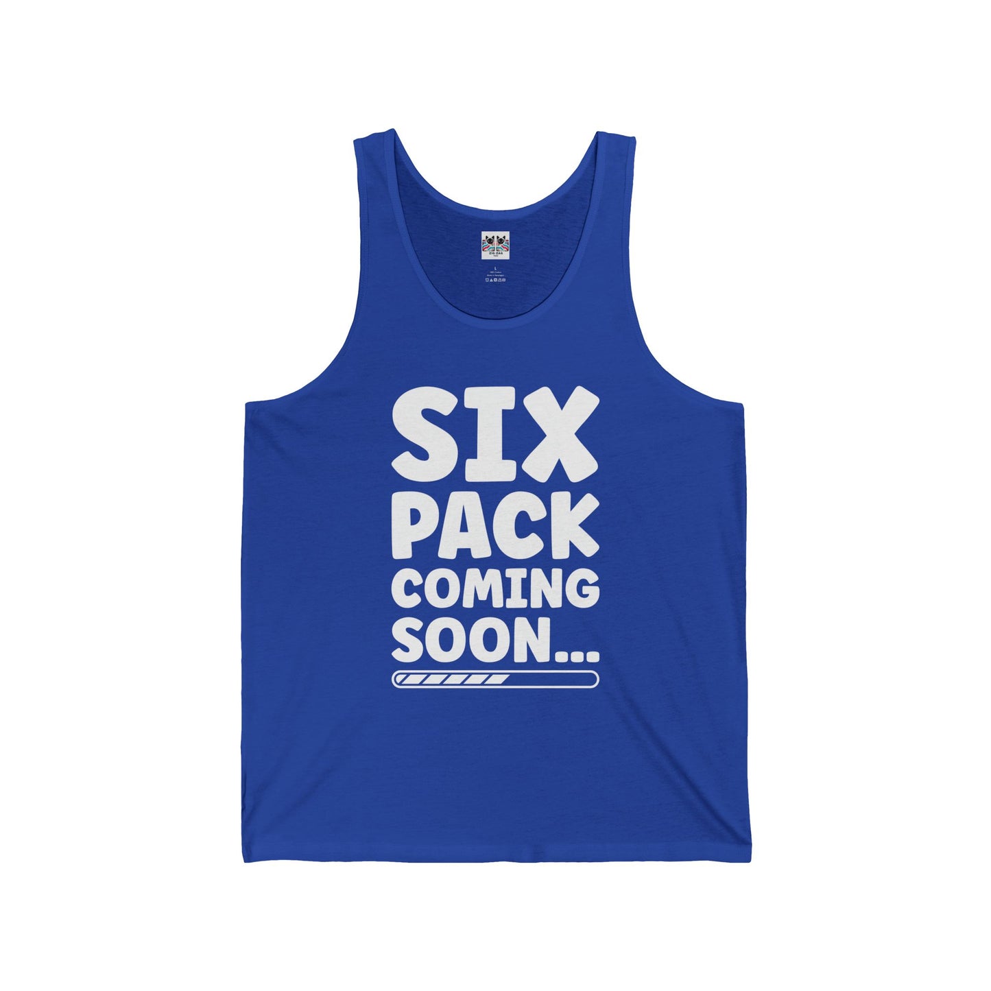 Six Pack Coming Soon - Funny Workout Gym Tank Top