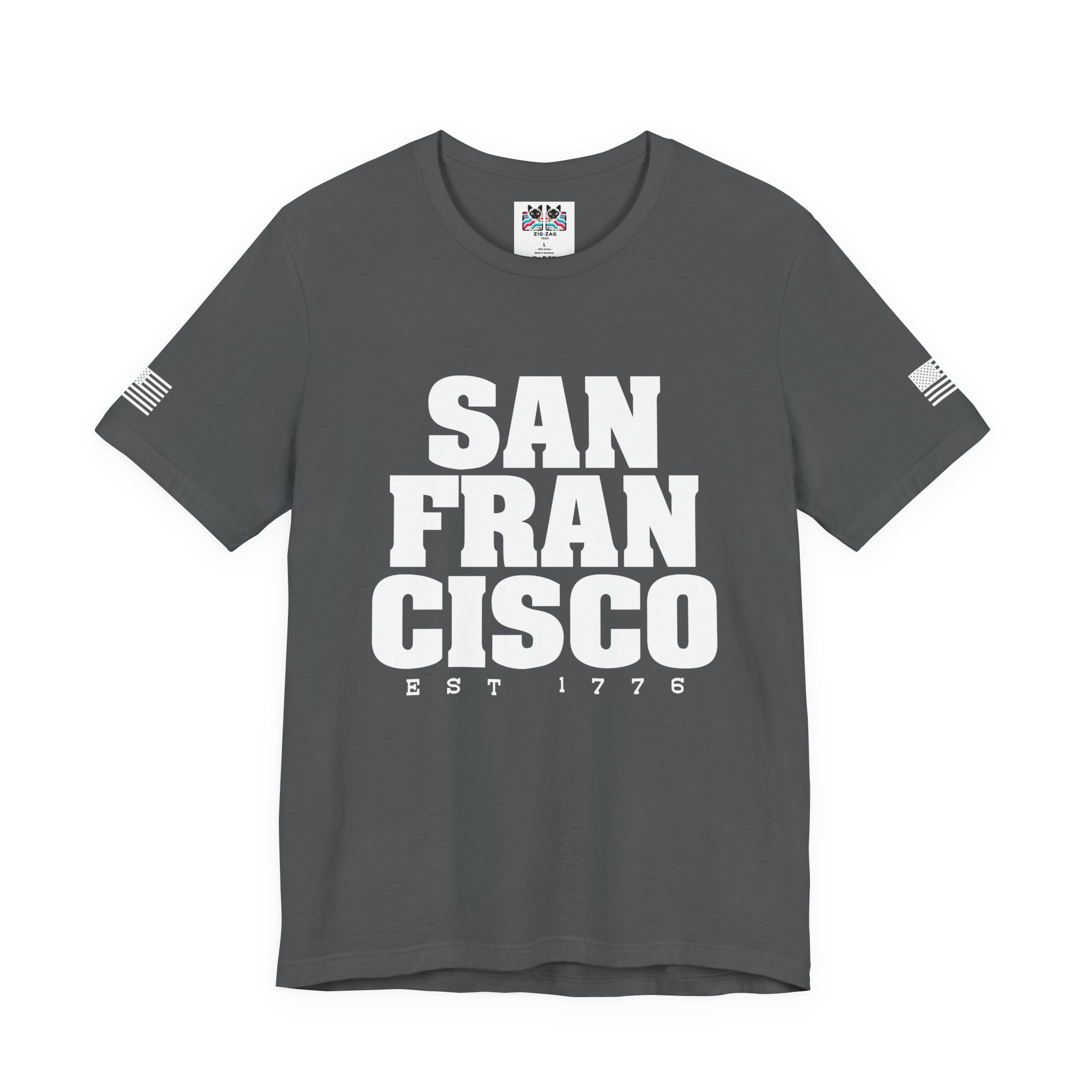 California Bay Area T-Shirt – Bold Varsity Style Graphic Tee