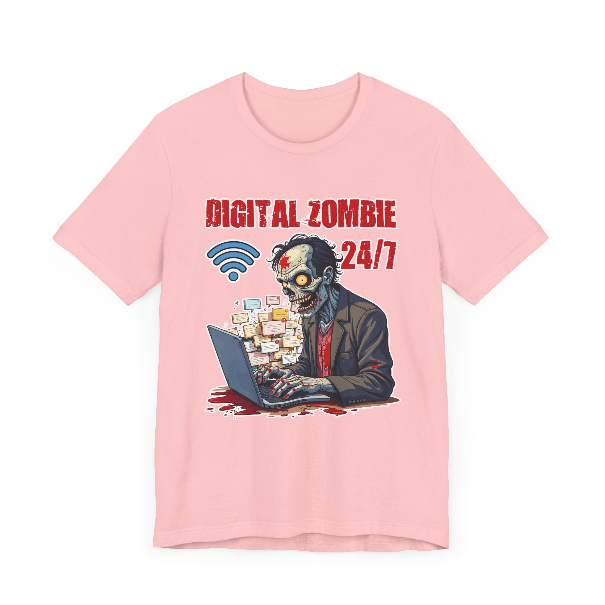 Chronically Online Tee, Internet Addict Shirt, Social Media Humor Graphic, Digital Life Top, Always Plugged In Gift