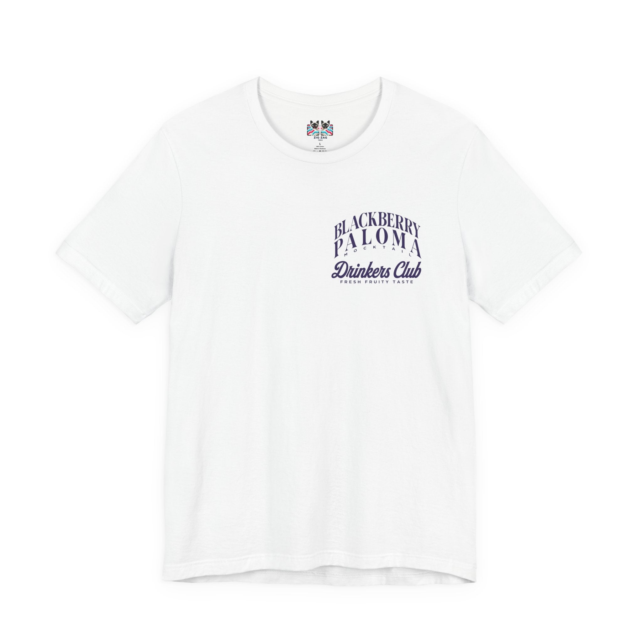 Blackberry Paloma Mocktail Drinkers Club Tshirt – Fresh Fruity Taste