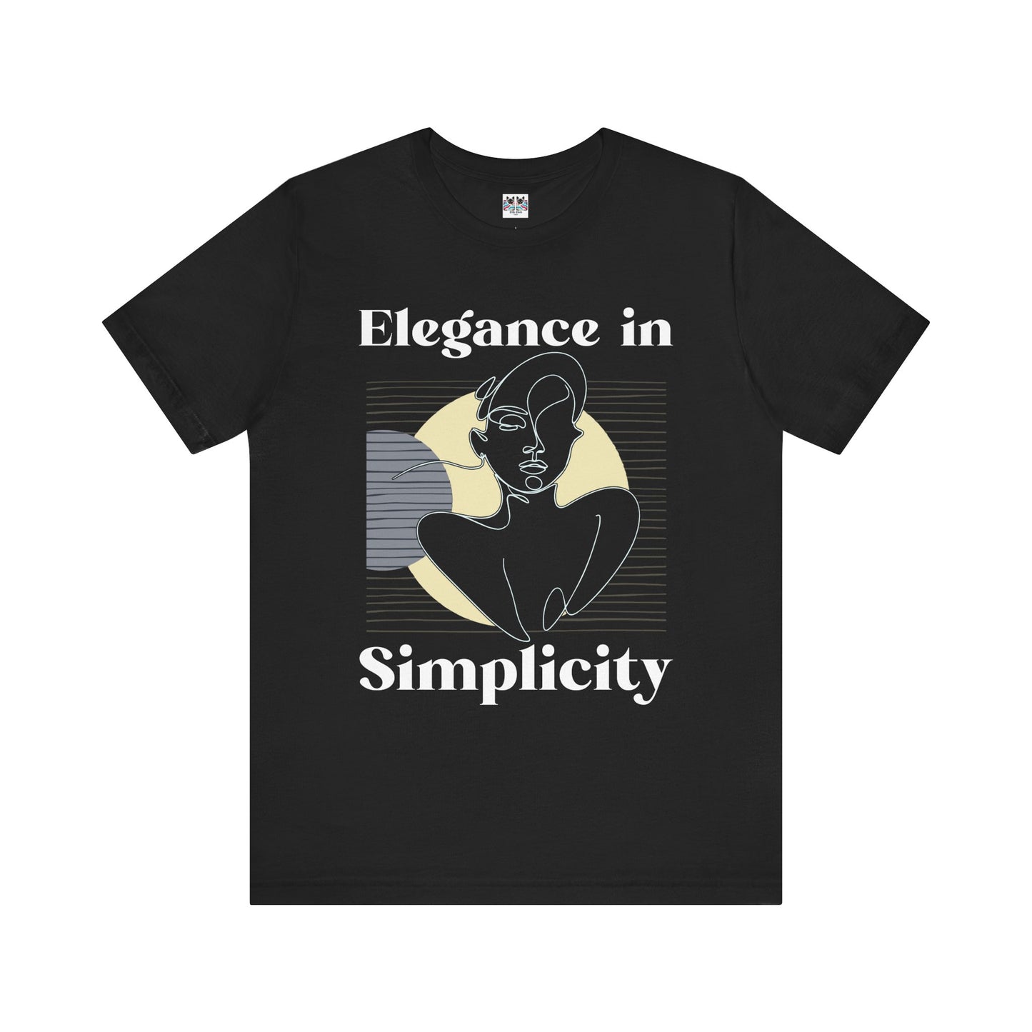 Line Art Feminine - Elegant Minimalist T-Shirt