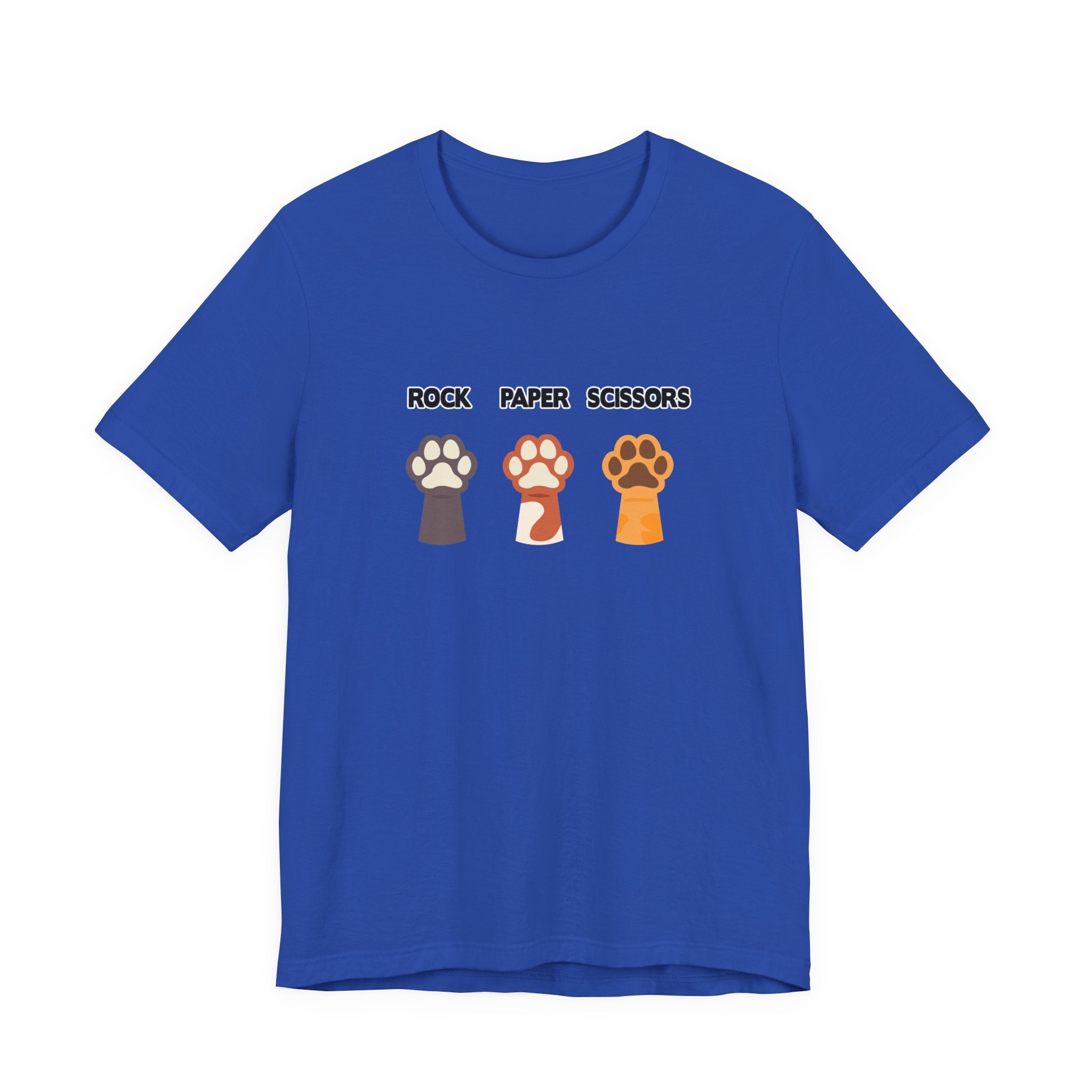 Rock Paper Scissors Dog Paw Tshirt Funny Canine Game Design
