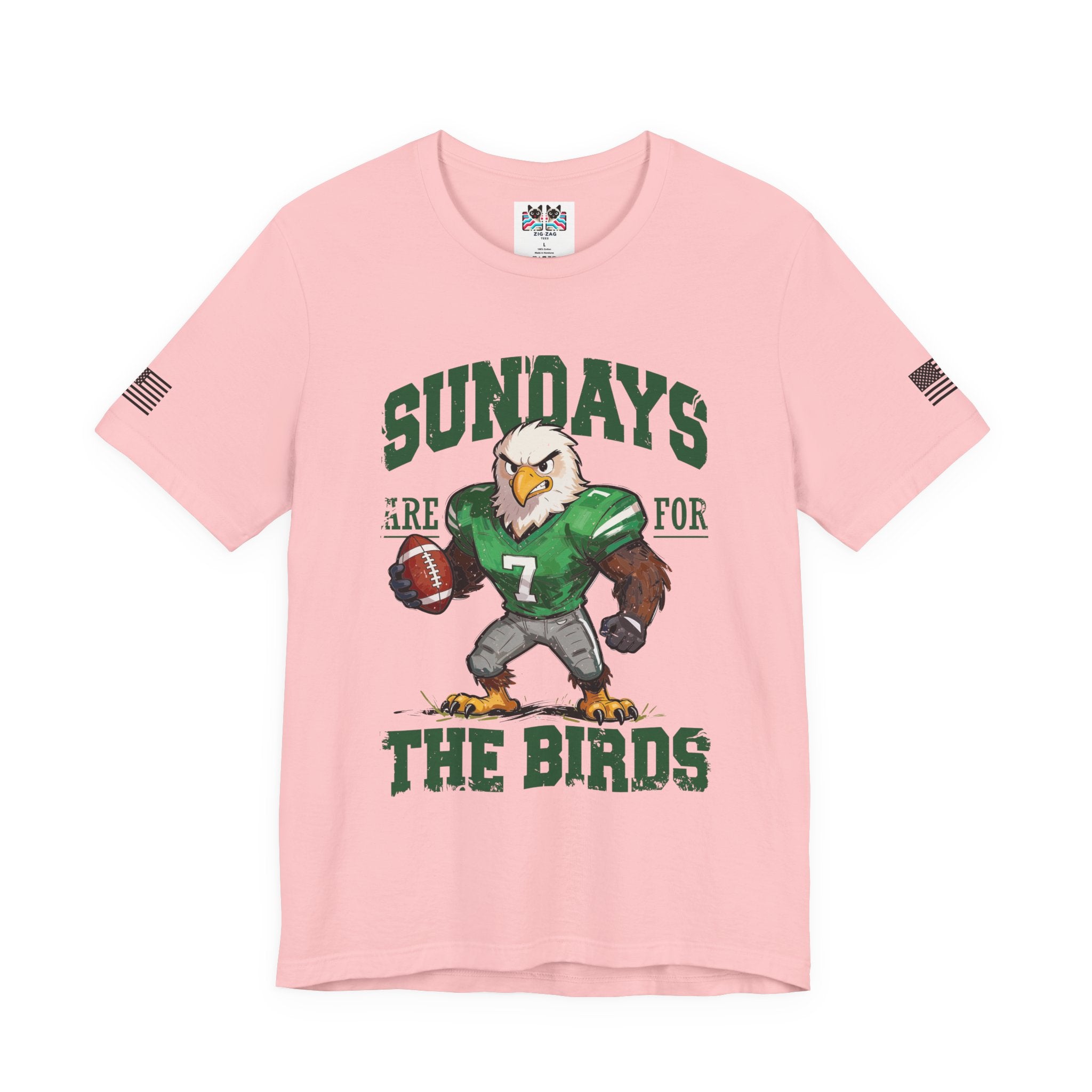 Sundays Are for the Birds T-Shirt – Eagle Football Mascot Cartoon Graphic Tee Philadelphia Fan