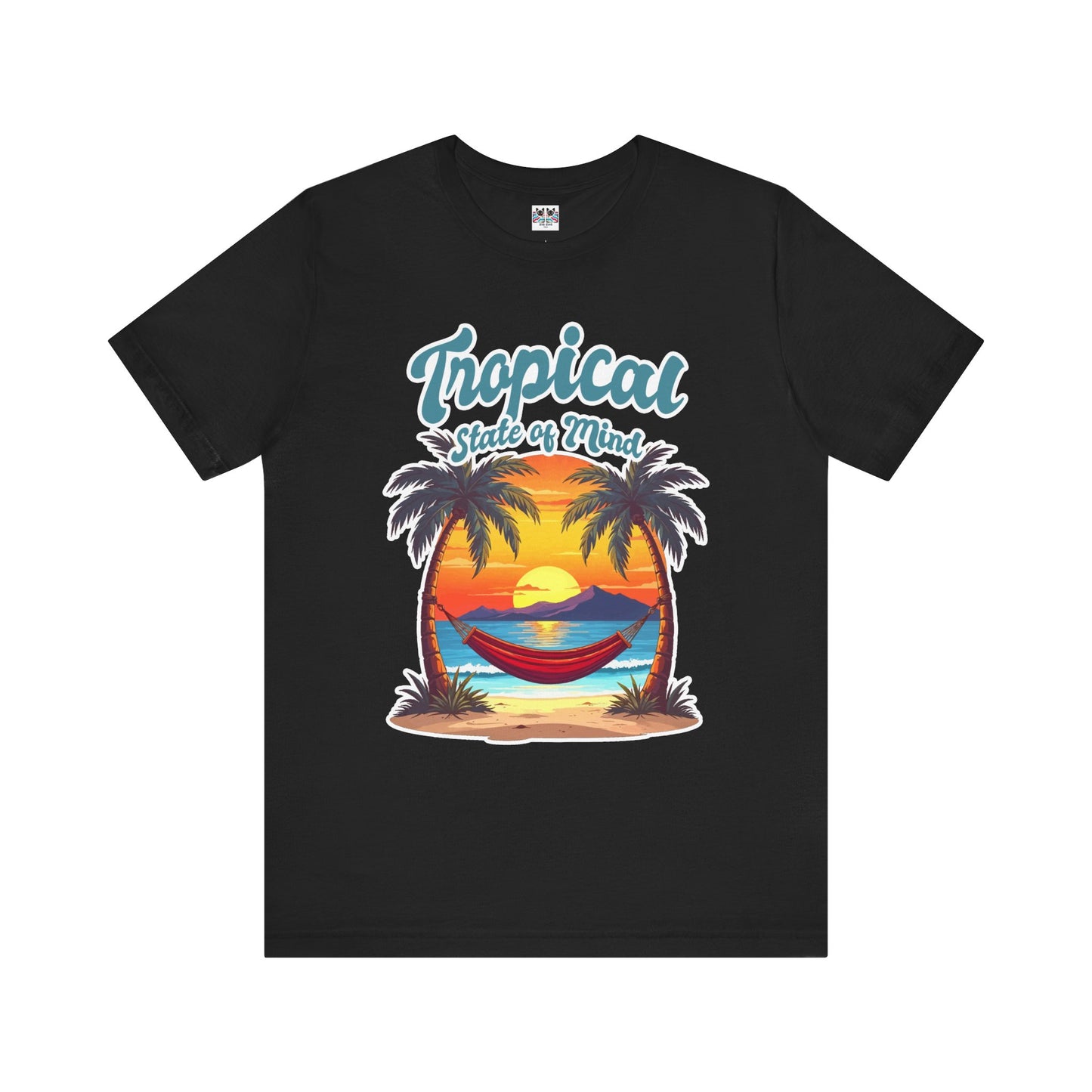 Tropical State of Mind Sunset Hammock Beach T-Shirt
