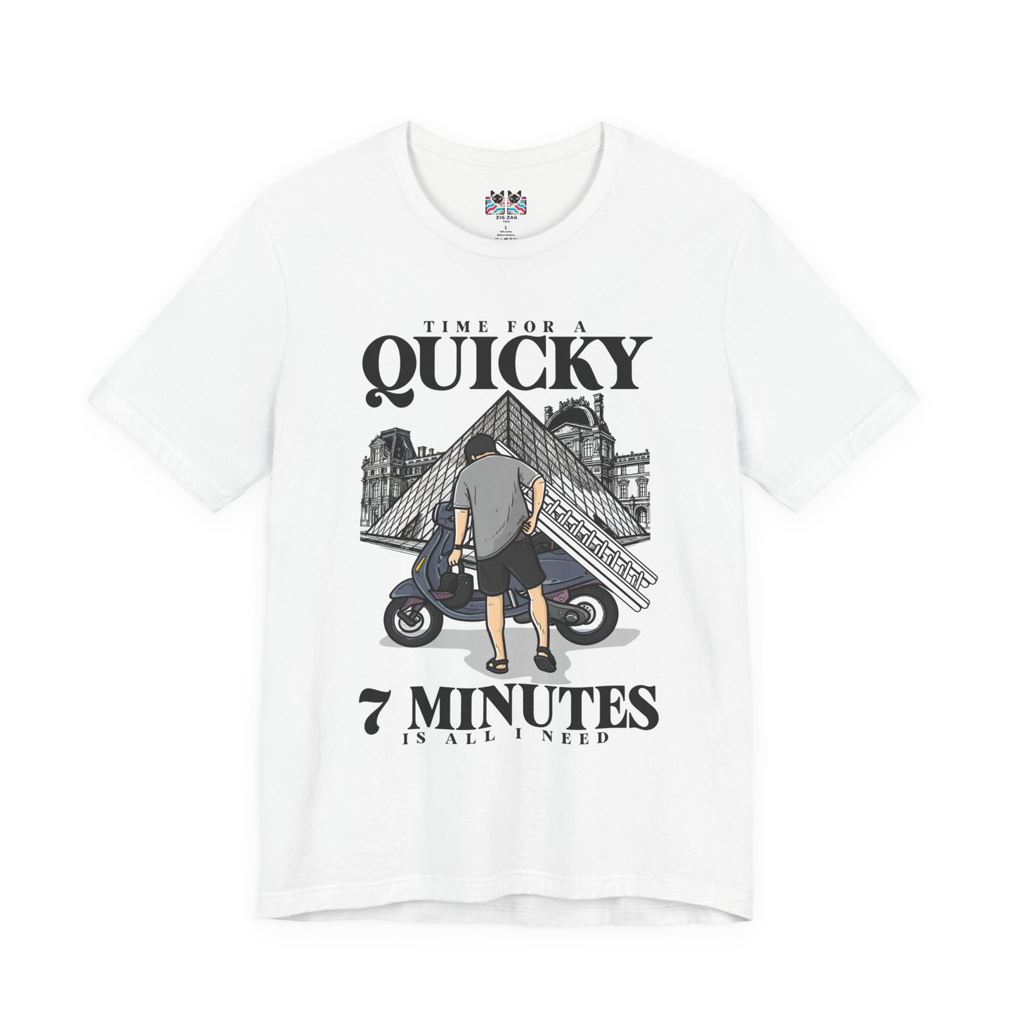 Time for a Quicky – 7 Minutes Louvre Heist T-Shirt