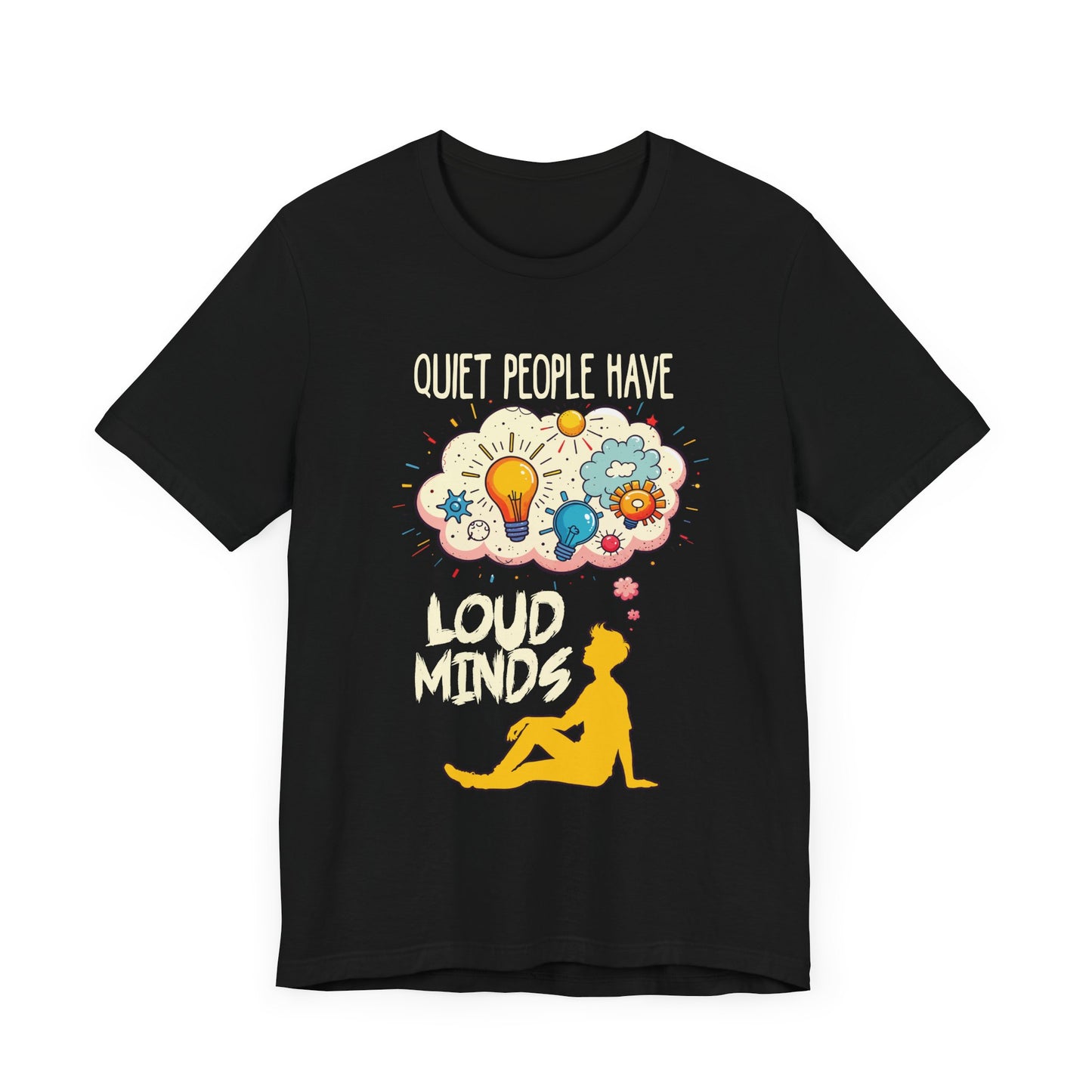 Quiet People Have Loud Minds Tee, Introvert Quote Shirt, Thoughtful Soul Graphic Tee, Depth Over Volume Top, Inner World Gift