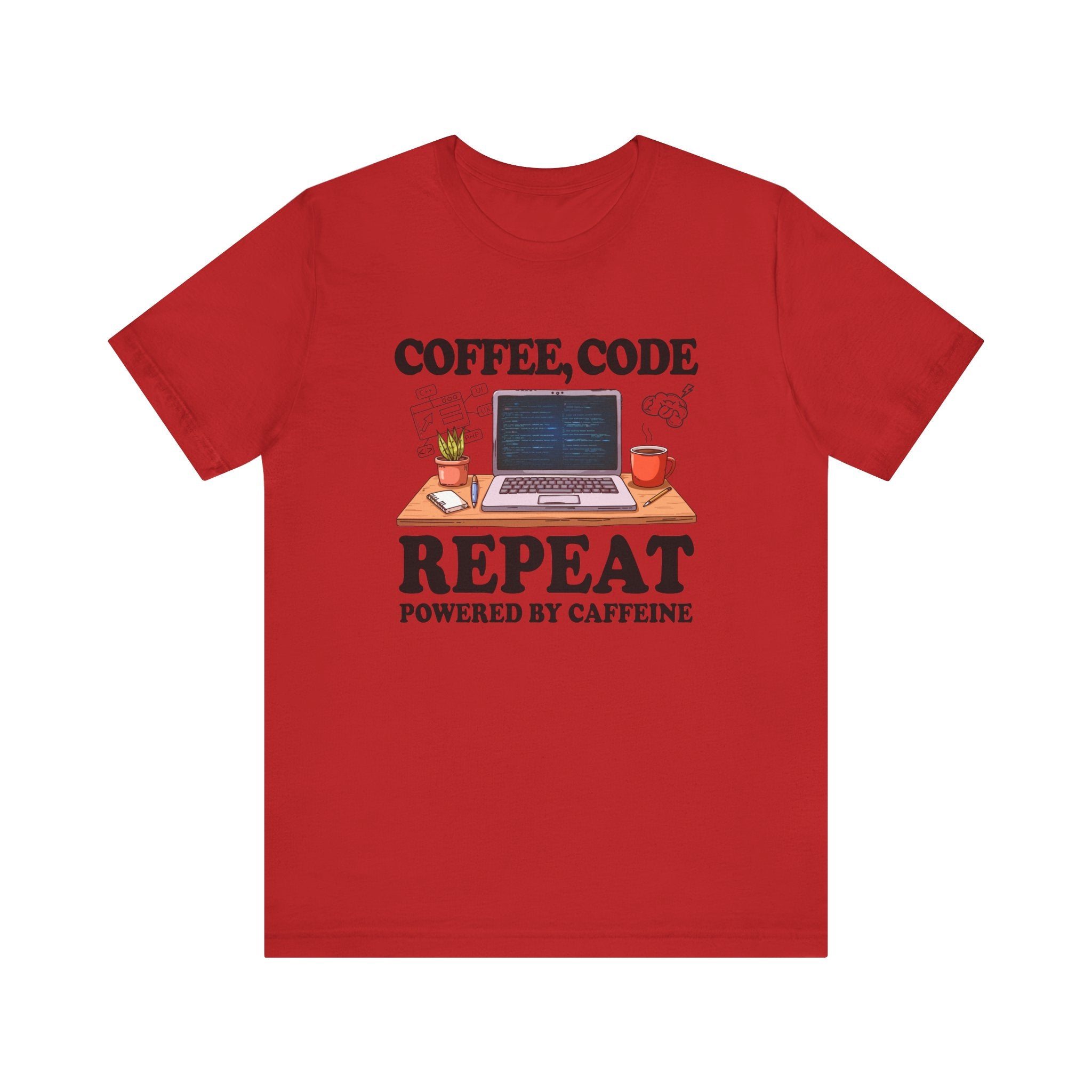 Coffee, Code, Repeat   Official Graphic Statement Tee for Bold Minds, Modern Thinkers, and Everyday Expression Everywhere