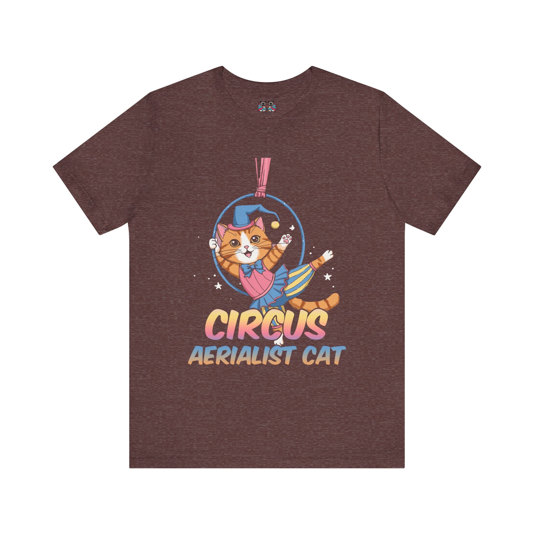 Circus Aerialist Cat - Cute and Funny Performer T-Shirt
