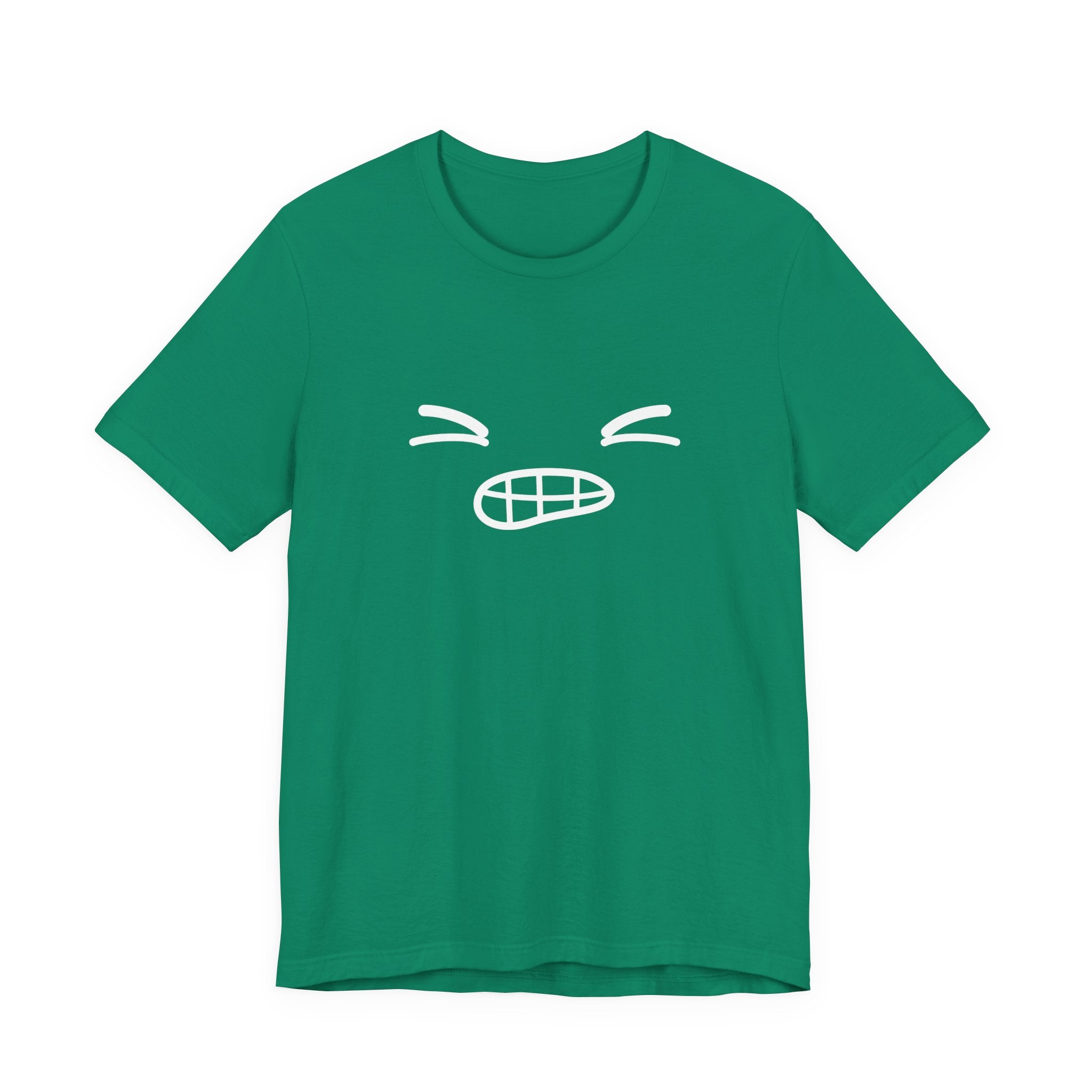 Minimalist Bold Expression T-Shirt – Black Tee with Bold Face Graphic