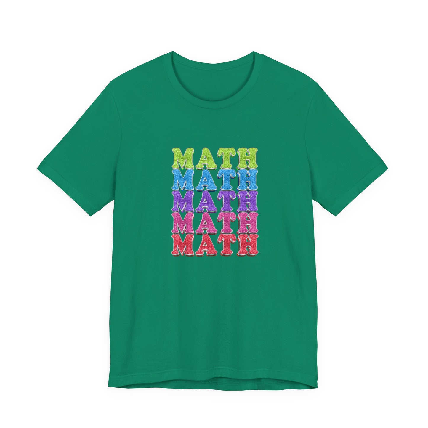 Math Repeated Tshirt – Bold Typography Design for Math Enthusiasts