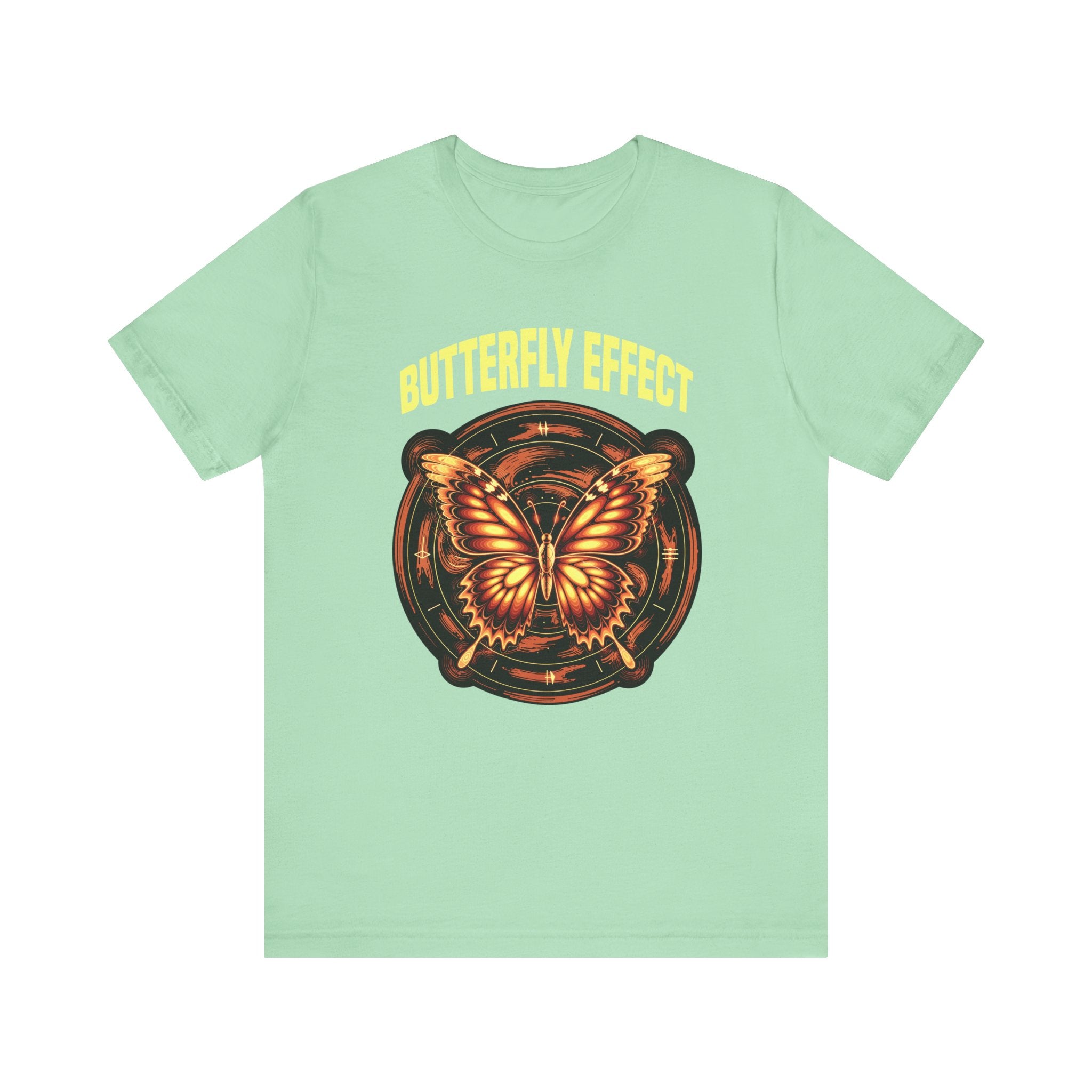 Warning Butterfly Effect Ahead Tee, Sci-Fi Chaos Shirt, Time Shift Graphic Tee, Multiverse Humor Top, Cause and Effect Gift