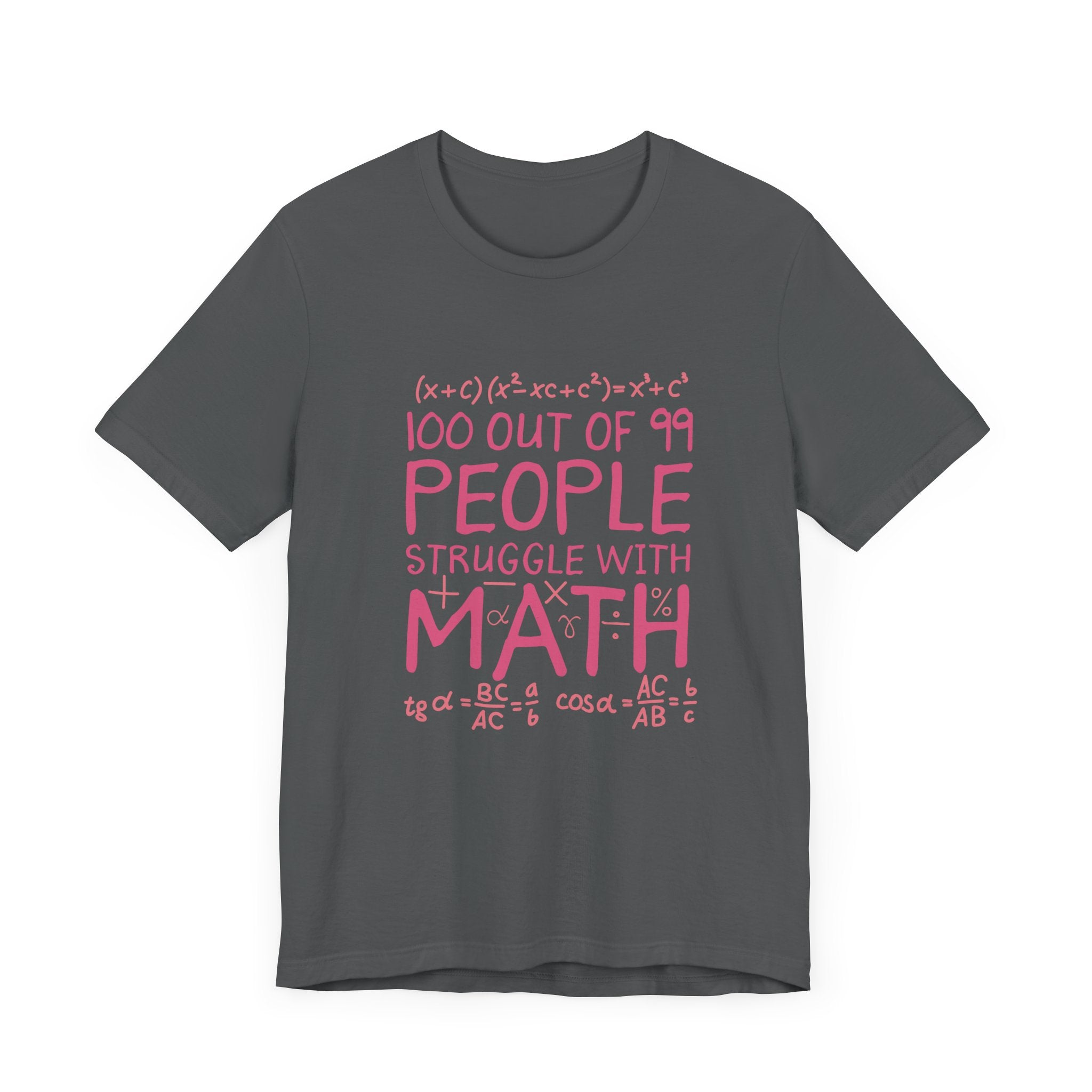 Math Struggle T-Shirt – 100 Out of 99 People Math Joke